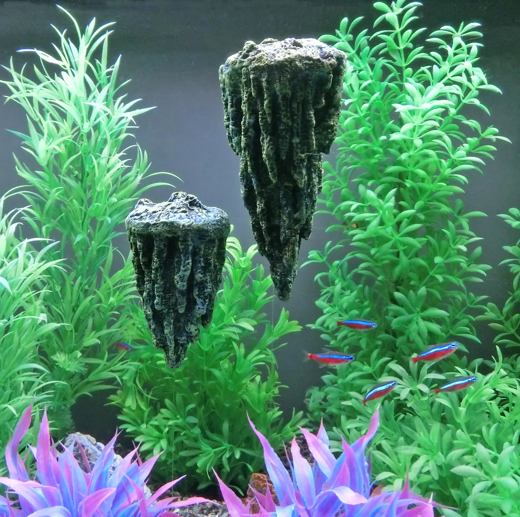 Orbit Aquariendeko Schwebender Stein 12 x 6 x 8 cm 