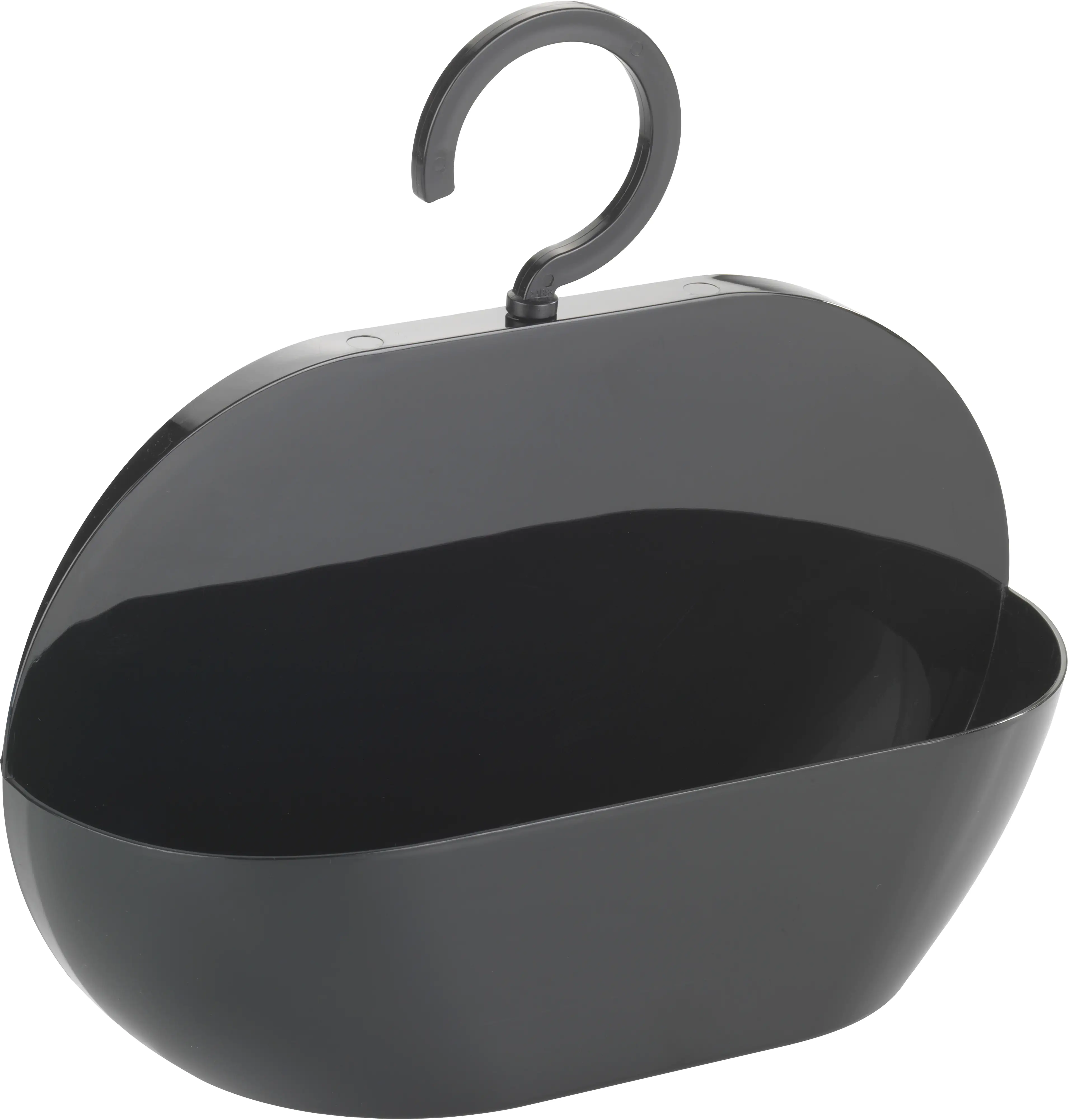 Wenko Duschkorb Cocktail Kunststoff, schwarz