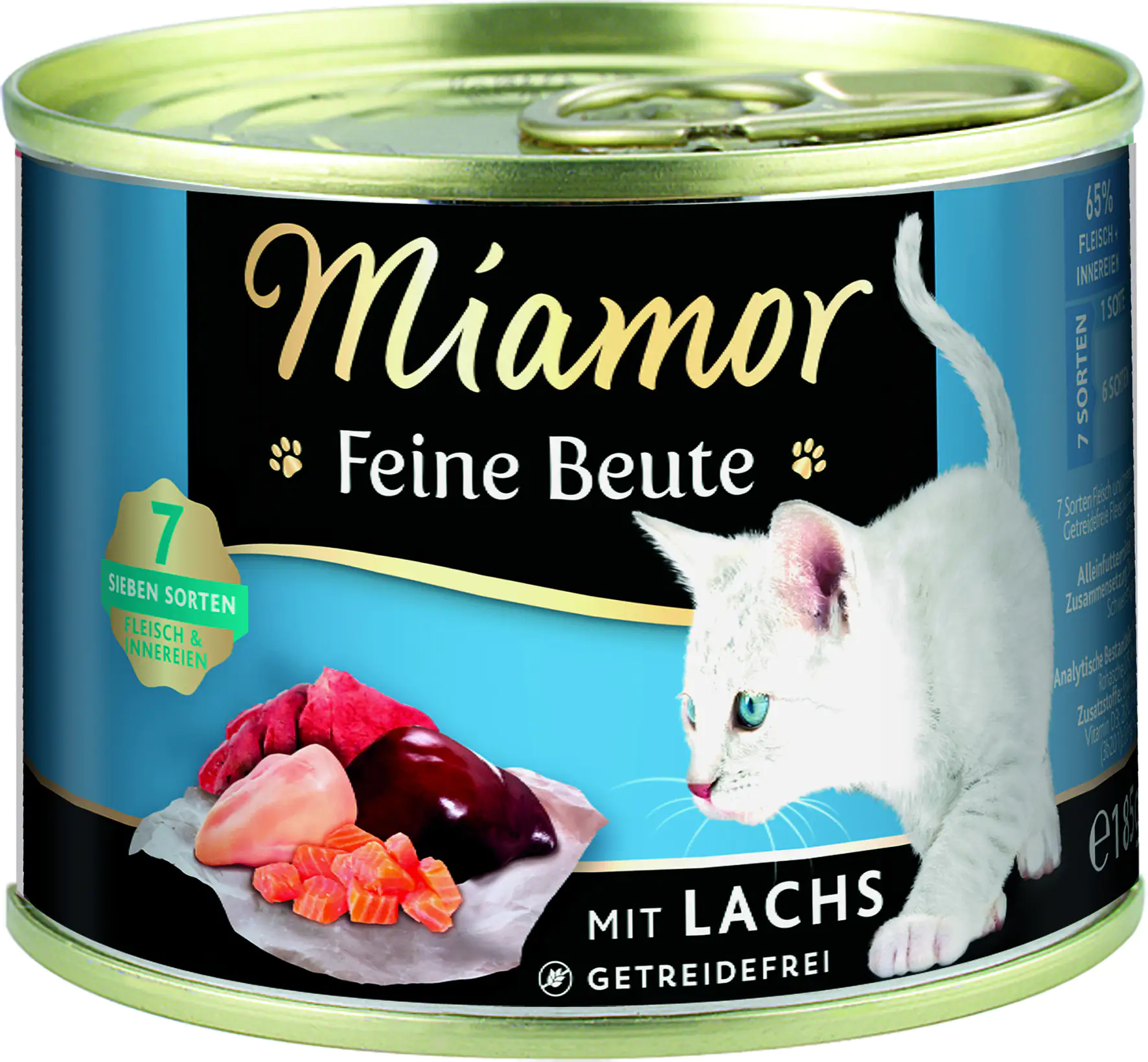 Miamor Feine Beute Lachs 185 g Katzennassfutter 185 g