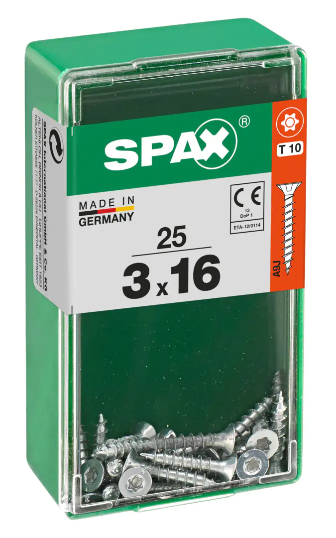 Spax Universalschrauben 3.0 x 16 mm TX 10 - 25 Stk.