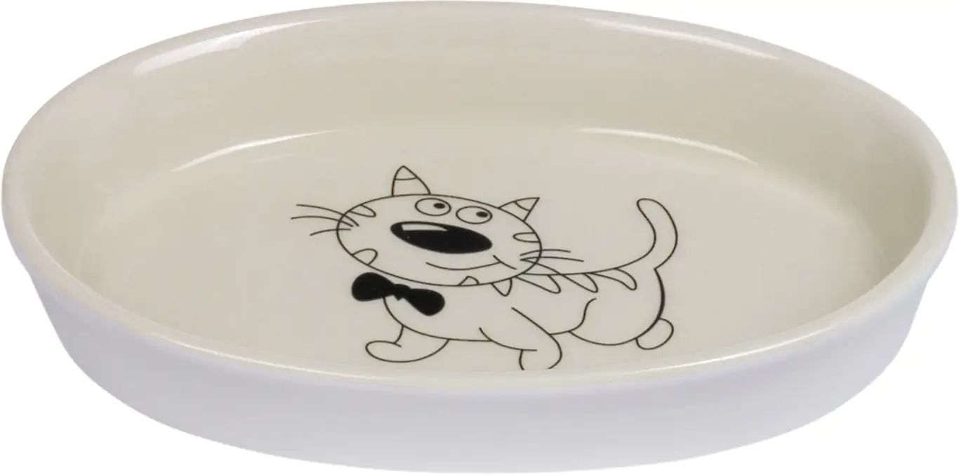 Nobby Katzenschale oval 120 ml Ø 17 cm creme beige Nobby Katzenschale oval 120 ml Ø 17 cm creme beige