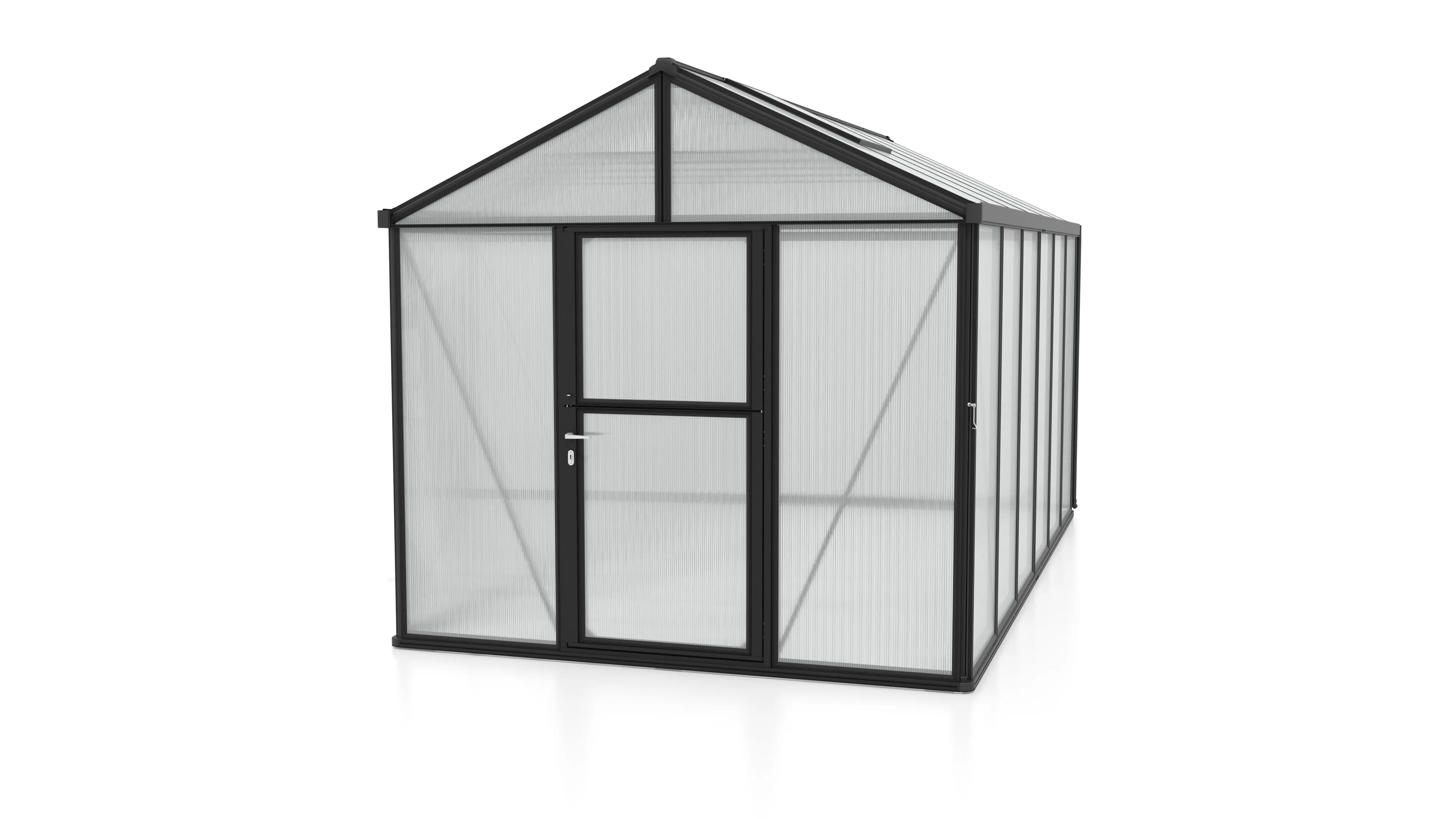 Vitavia Gewächshaus-Set Zeus 11900 HKP 10 mm schwarz 266 x 473 cm 