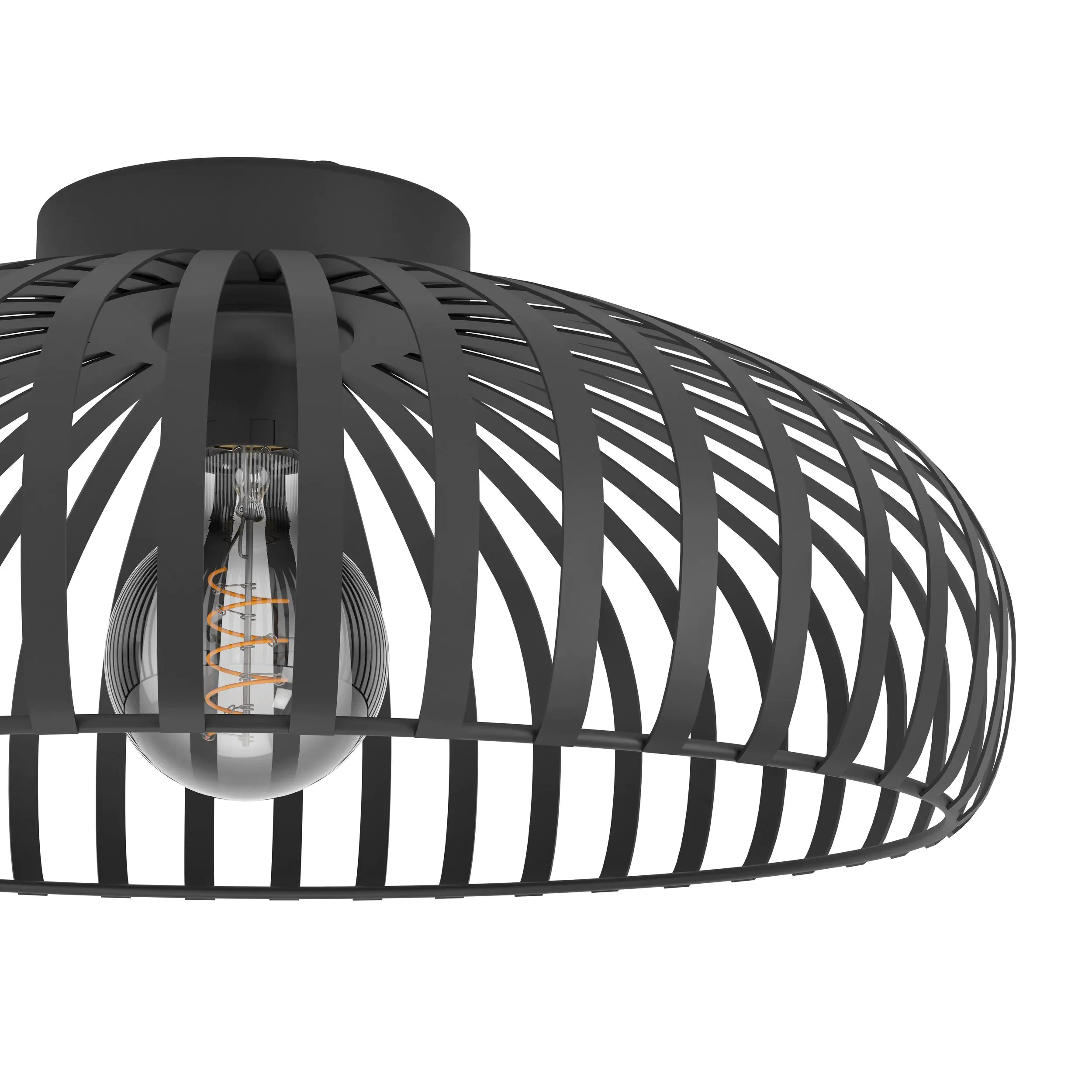 Eglo Deckenleuchte Mogano 3 schwarz Ø 43 cm