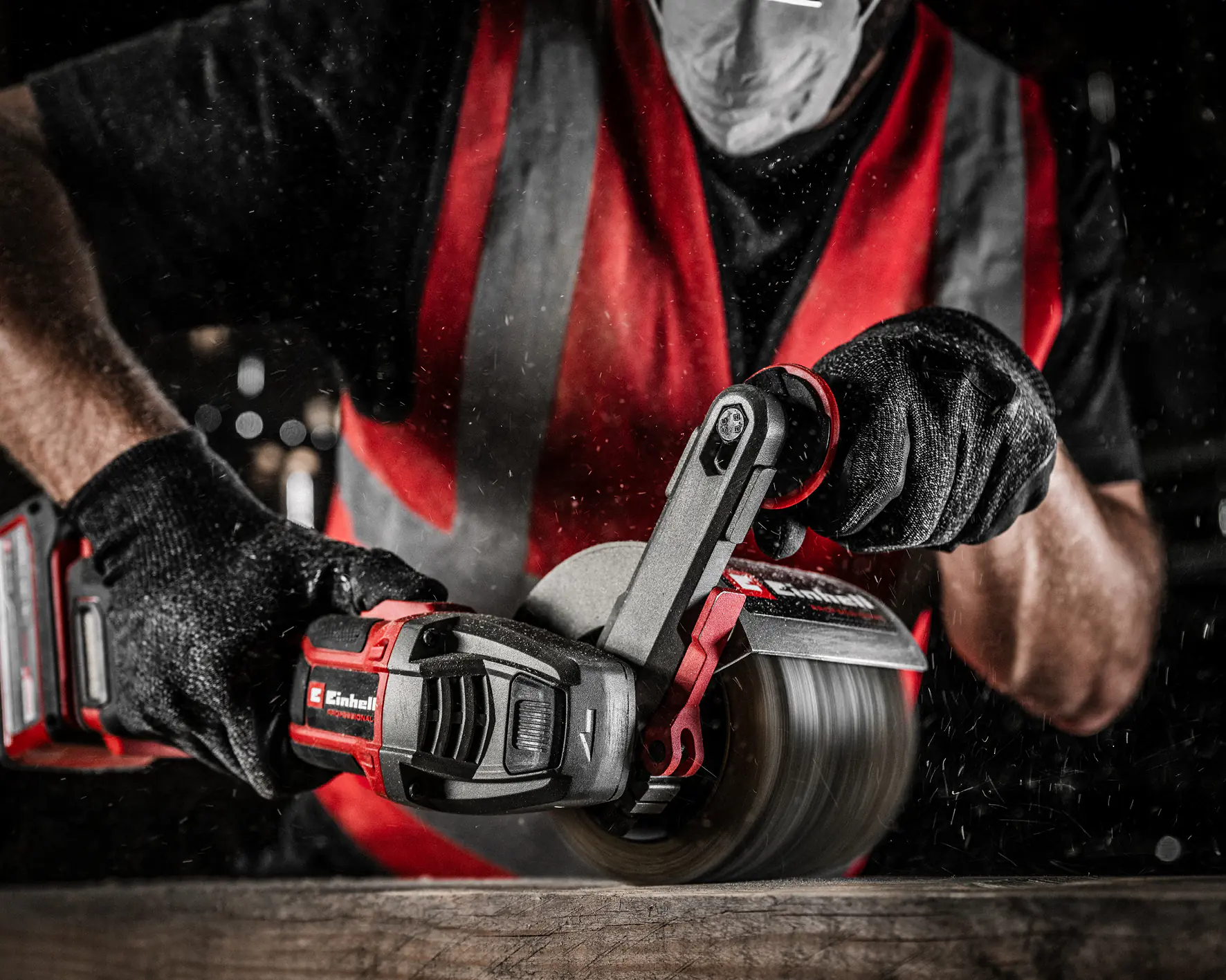 Einhell Professional Akku-Bürstenschleifer TP-BR 18/32 Li BL Solo