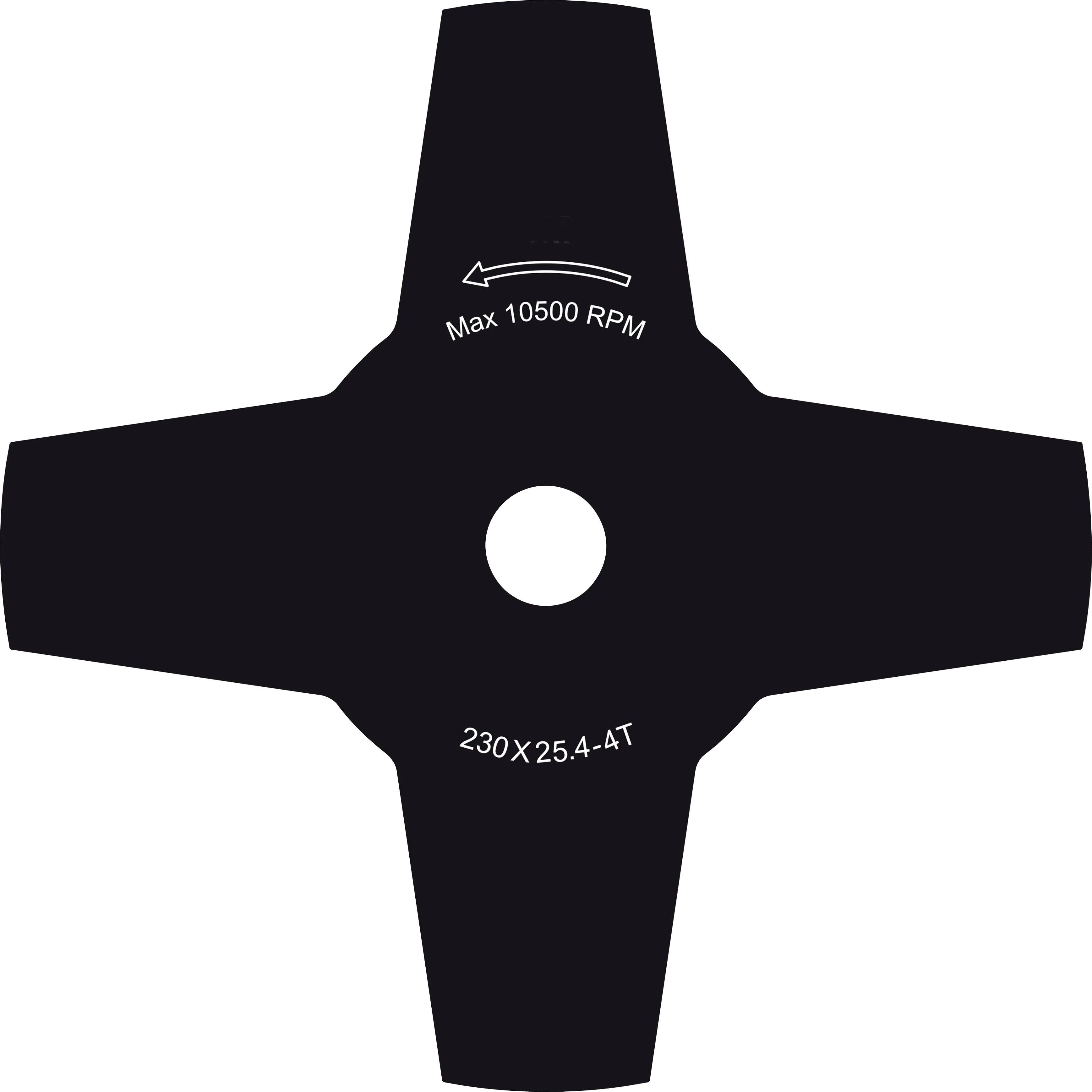 Primaster 4-Zahn-Ersatzmesser Ø 23 cm für Freischneider, Trimmer und Sense