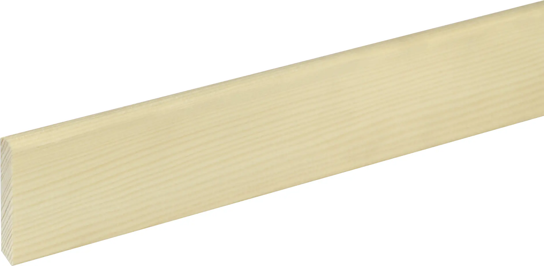 FN Neuhofer Sockelleiste S0001 240 cm 50 x 8 mm Fichte/Kiefer