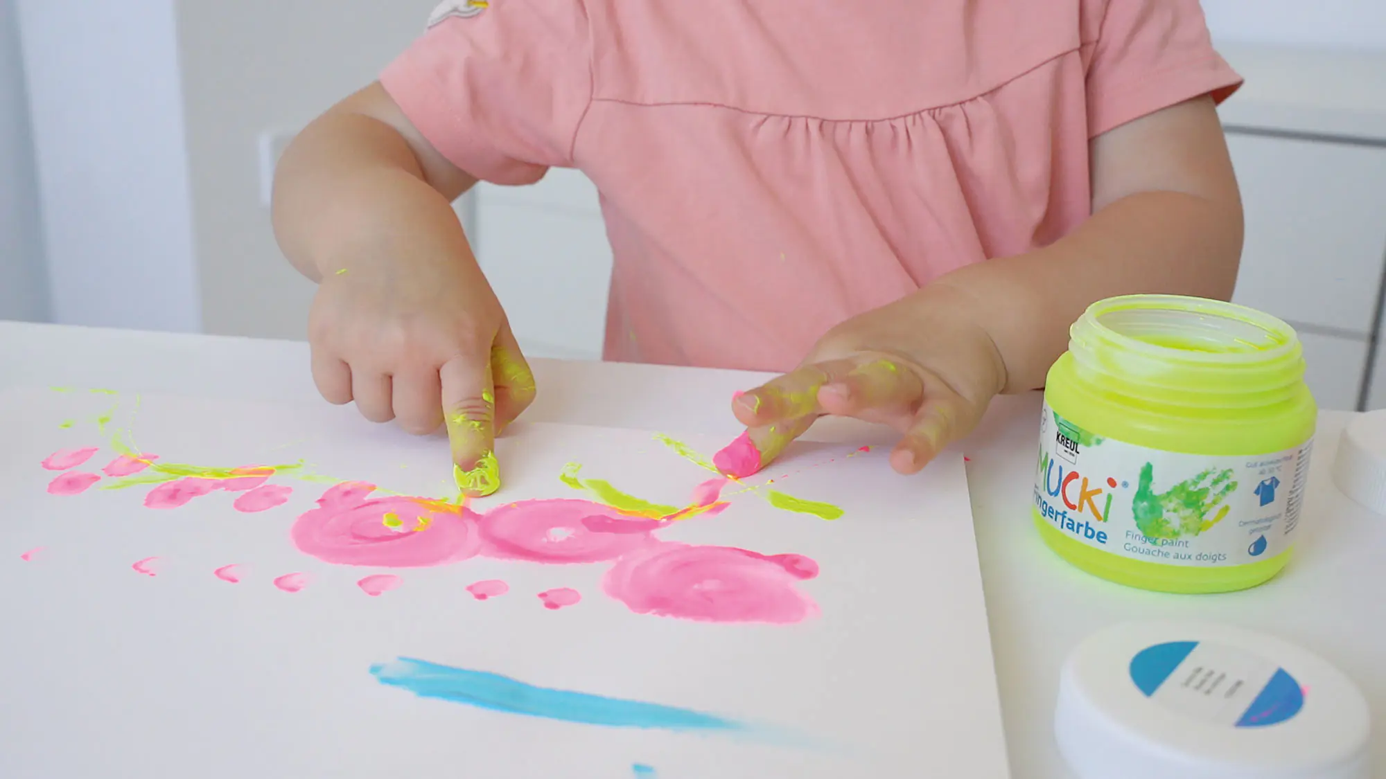 Mucki Quietsch-Fingerfarbe 4er Set 150 ml