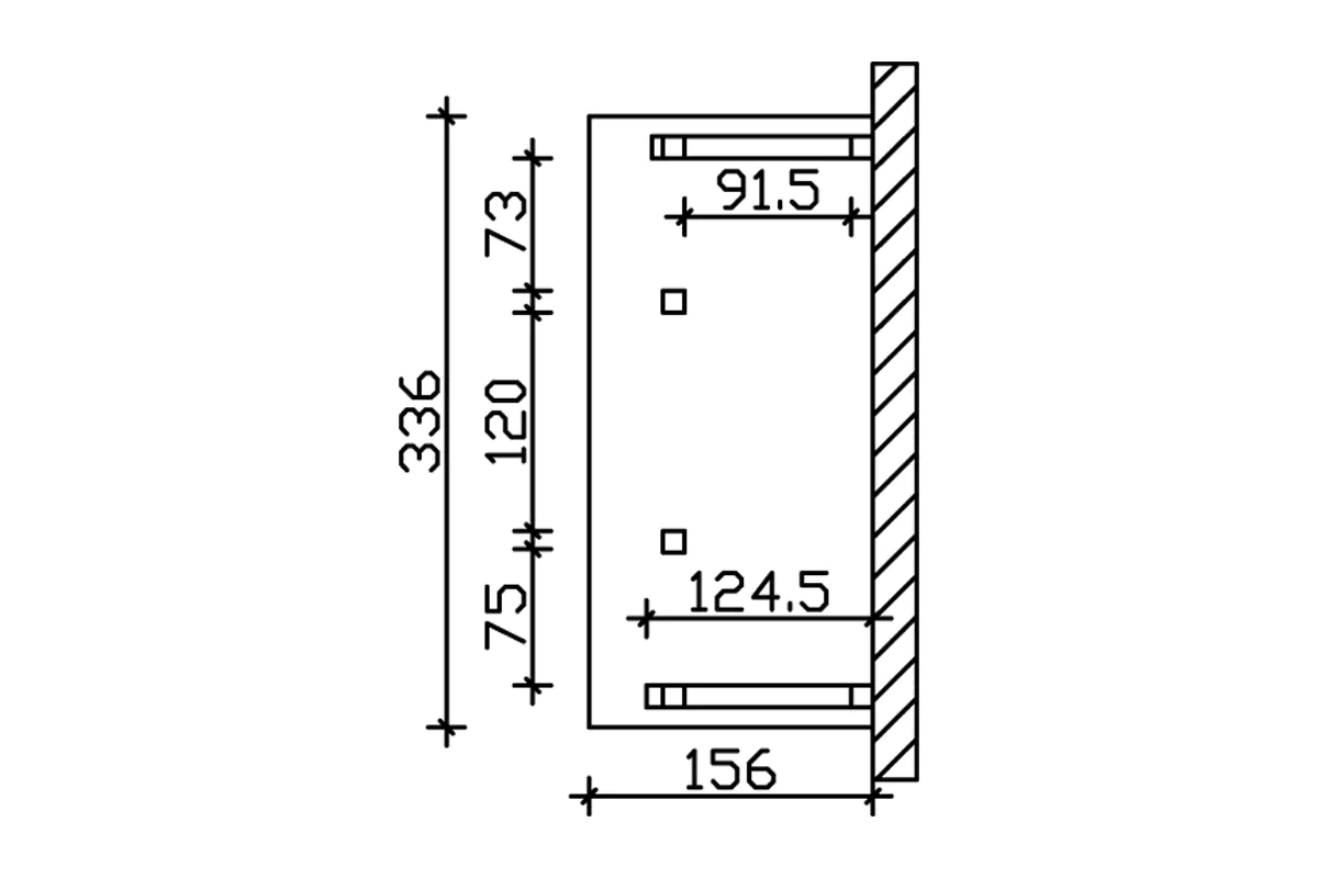 4018211016235_03 SKAN HOLZ Vordach Paderborn Typ 6 336 x 156 cm, lasiert in Eiche hell