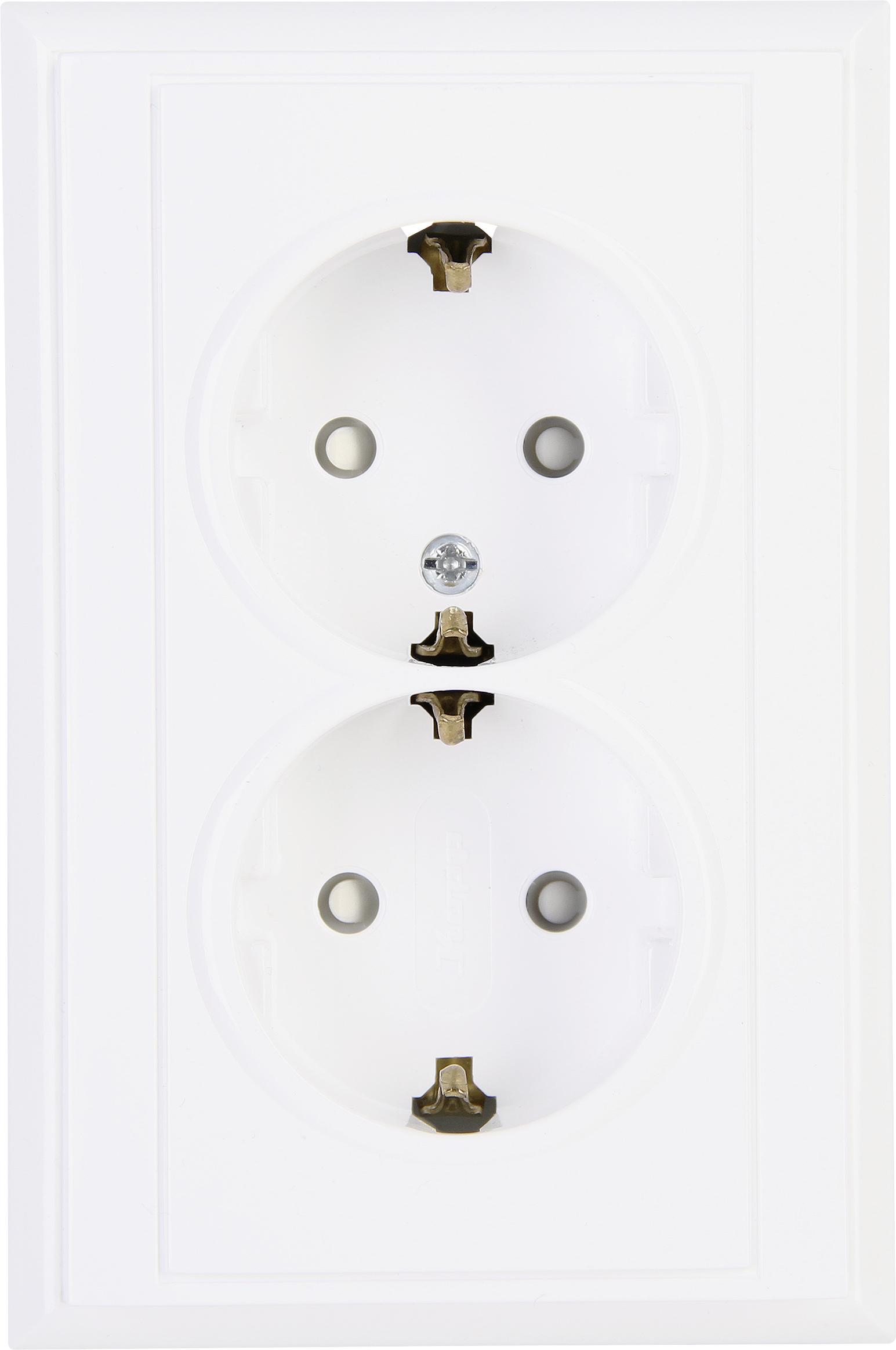 Kopp Schutzkontakt-Steckdose 2fach MALTA, arktisweiß, 927602084