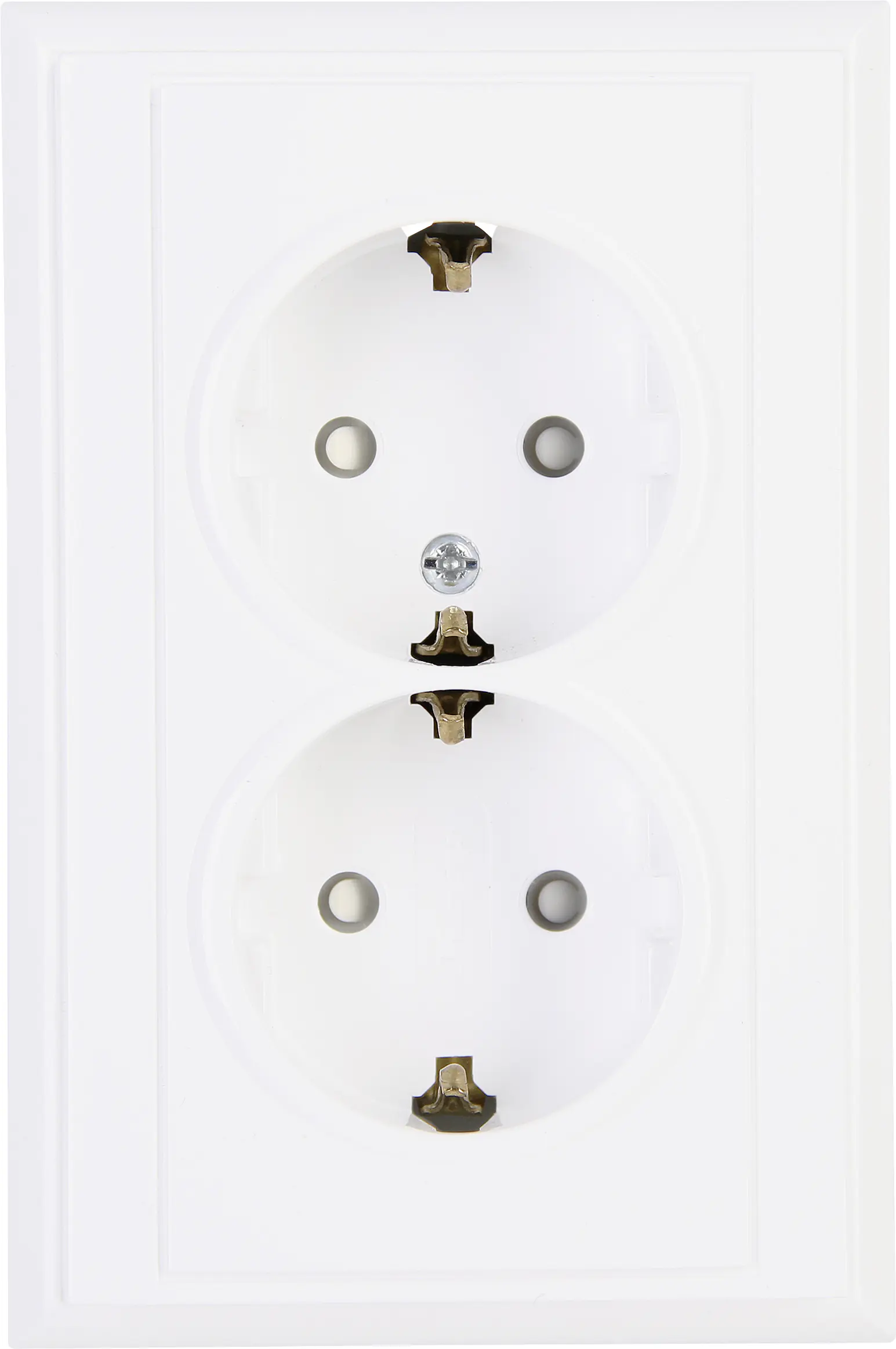 Kopp Schutzkontakt-Steckdose 2fach MALTA, arktisweiß, 927602084