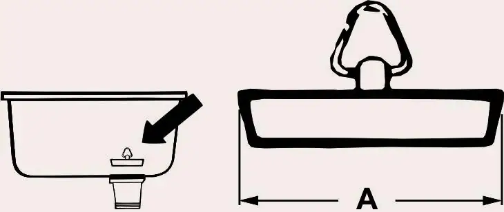 Cornat Ventilstopfen-Universal mit Dreikantbügel Ø 455 mm