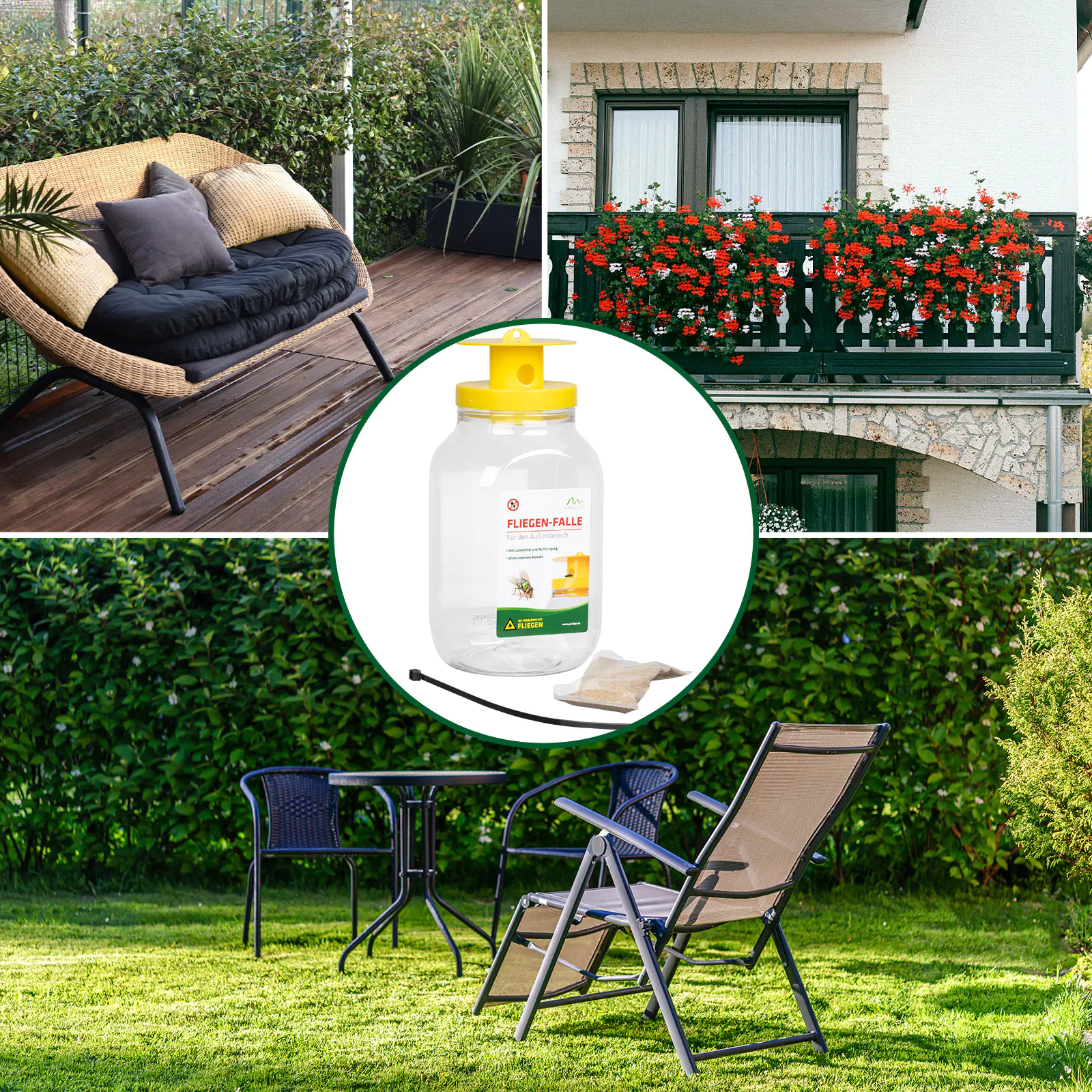 Gardigo Fliegenfalle Monitoring inklusive Lockmittel