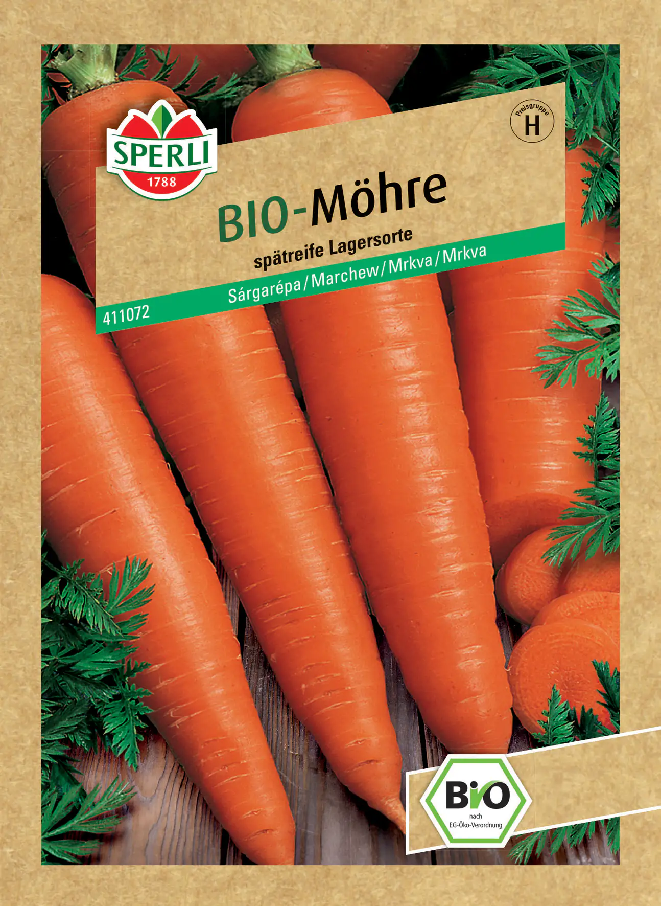 Sperli BIO Möhre Lagersorte