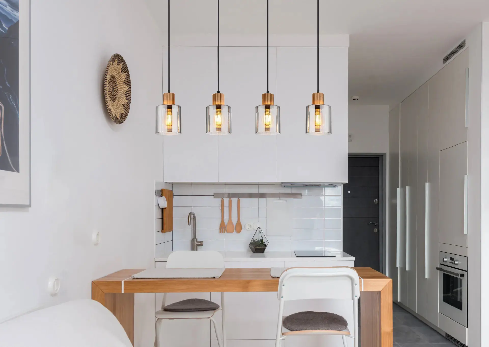 Globo Hängeleuchte Aleidis 78 x 120 cm schwarz matt