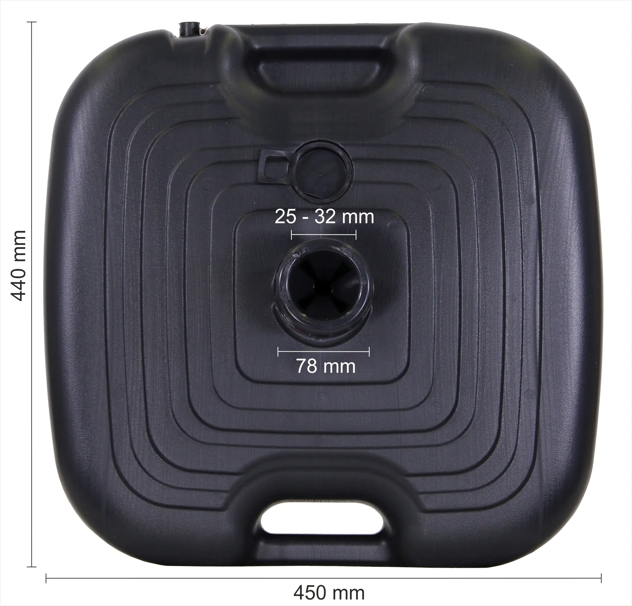 Schneider Schirmständer PE 20 L schwarz