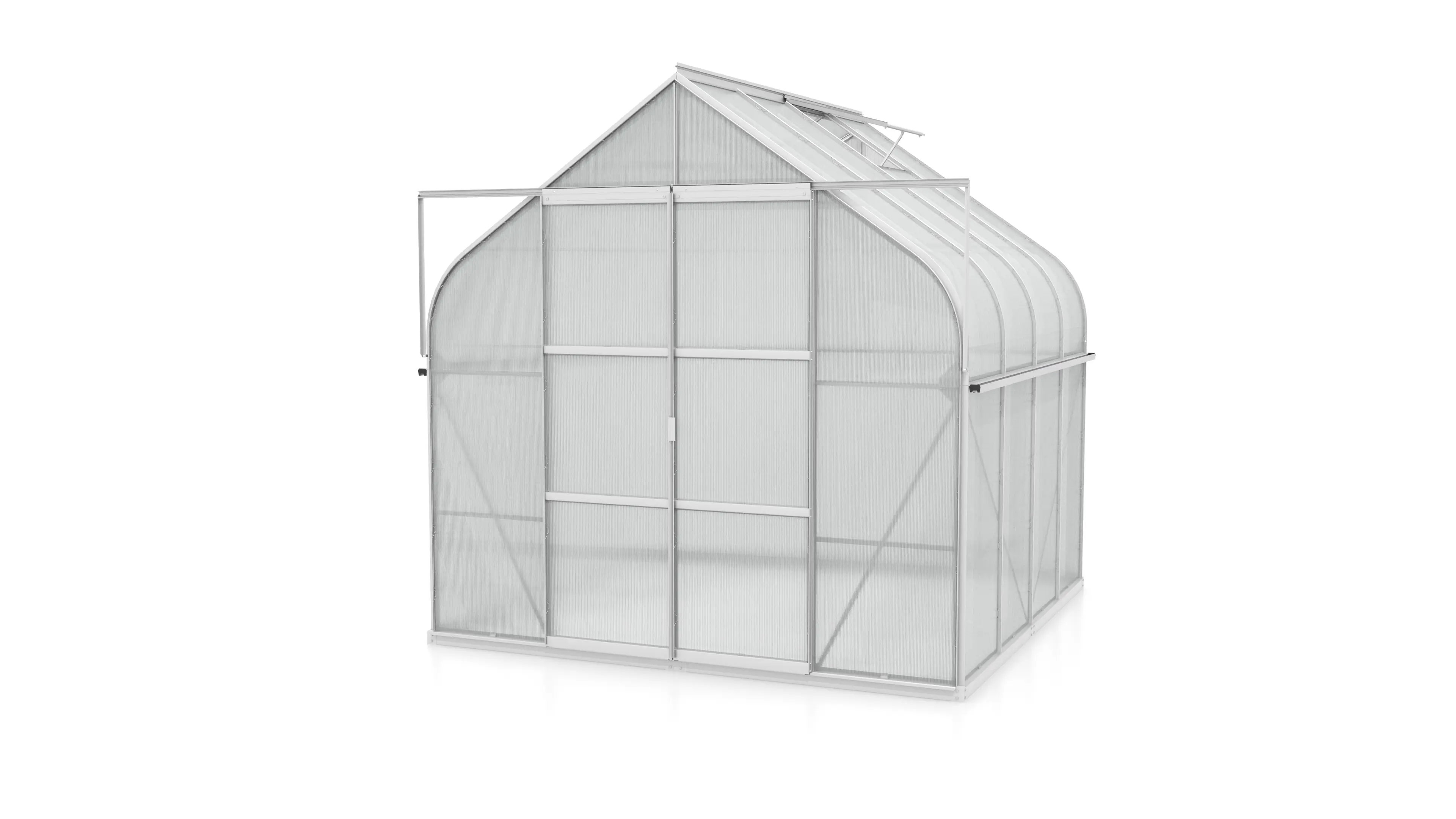 Vitavia Gewächshaus-Set Dione 6700 HKP 4 mm alu 254 x 254 cm 