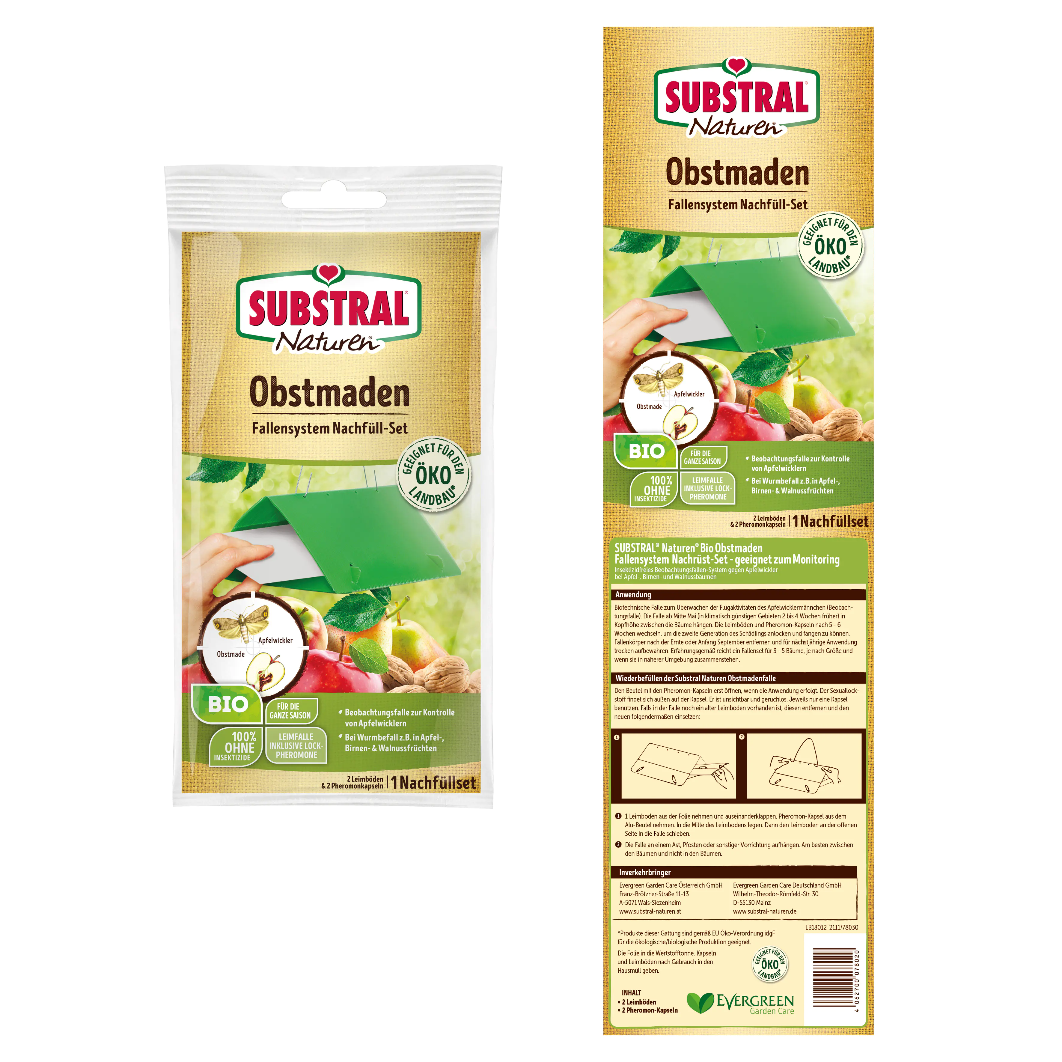 Naturen Obstmaden- Fallensystem Nachrüstset 1 Set