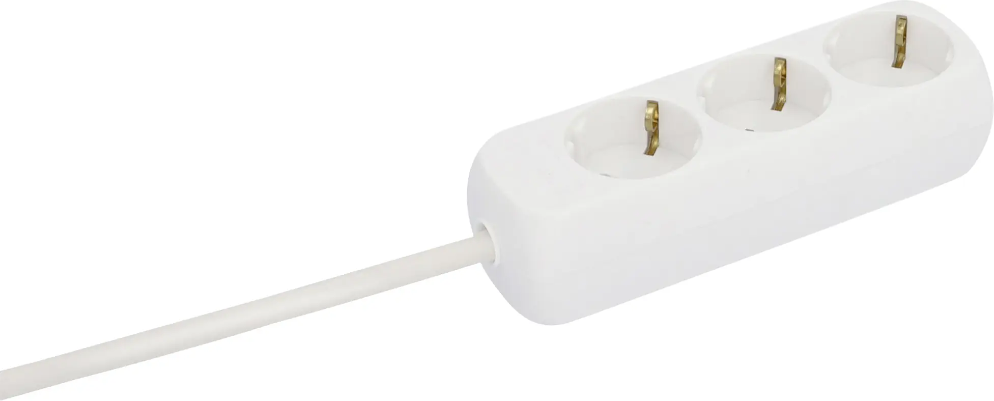 Unitec Steckdosenleiste 3-fach 5m mit Berührungsschutz, weiß Unitec Steckdosenleiste 3-fach 5m mit Berührungsschutz, weiß
