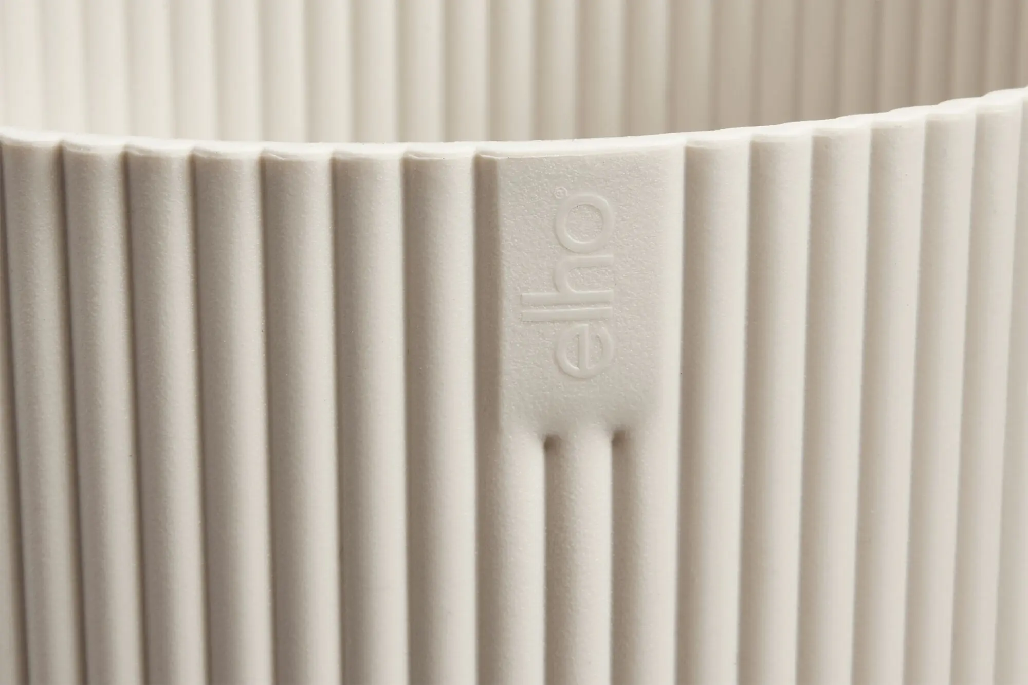 Elho Blumentopf Vibes Fold Kunststoff seidenweiß Ø 30 x 27 cm