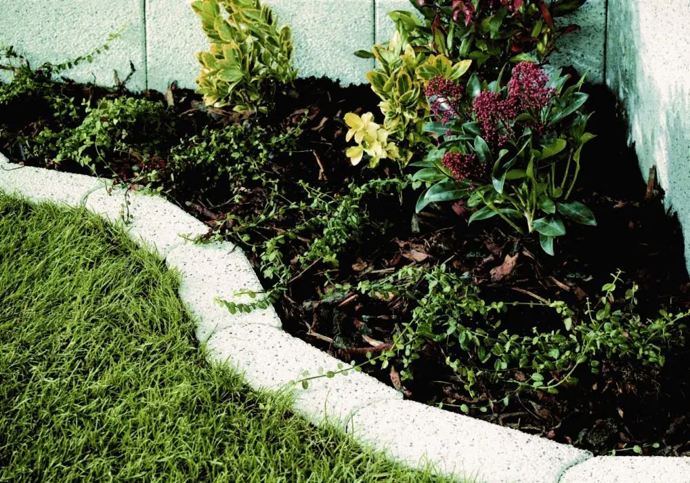 Kann Rasenkante Mini 24 x 10 x 4,5 cm weiß Kann Rasenkante Mini 24 x 10 x 4,5 cm weiß