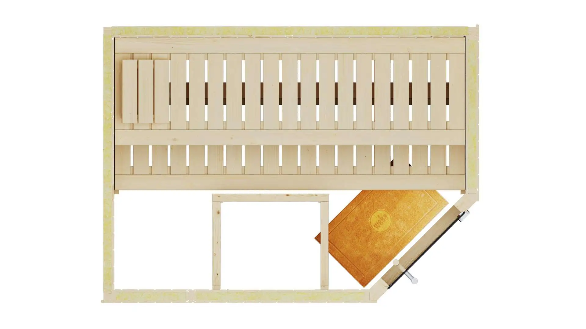 Weka Elementsauna Varberg Eck Gr. 1 Sparset 7,5 kw BioS