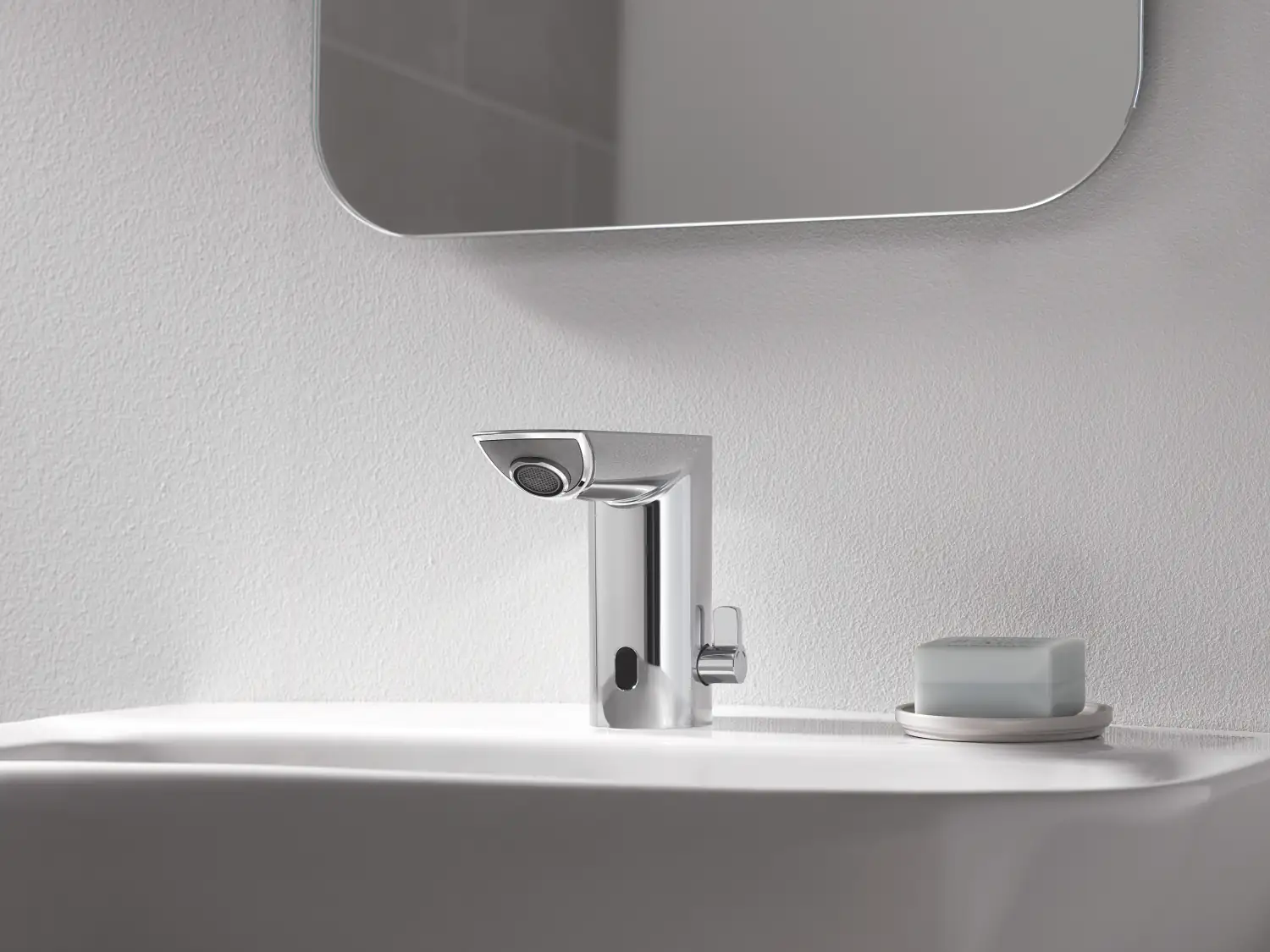 4005176473678_15 Grohe Waschtischarmatur Bau Cosmopolitan E mit berührungsloser Betätigung