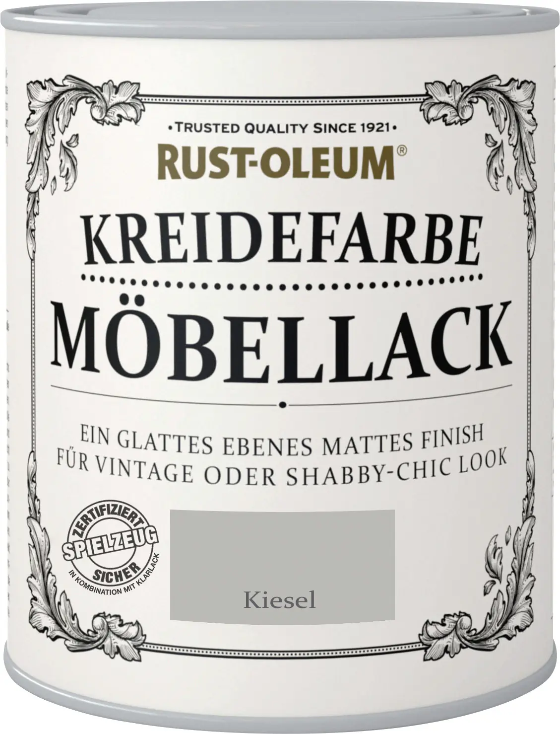 Rust-Oleum Kreidefarbe Möbellack 750 ml kiesel