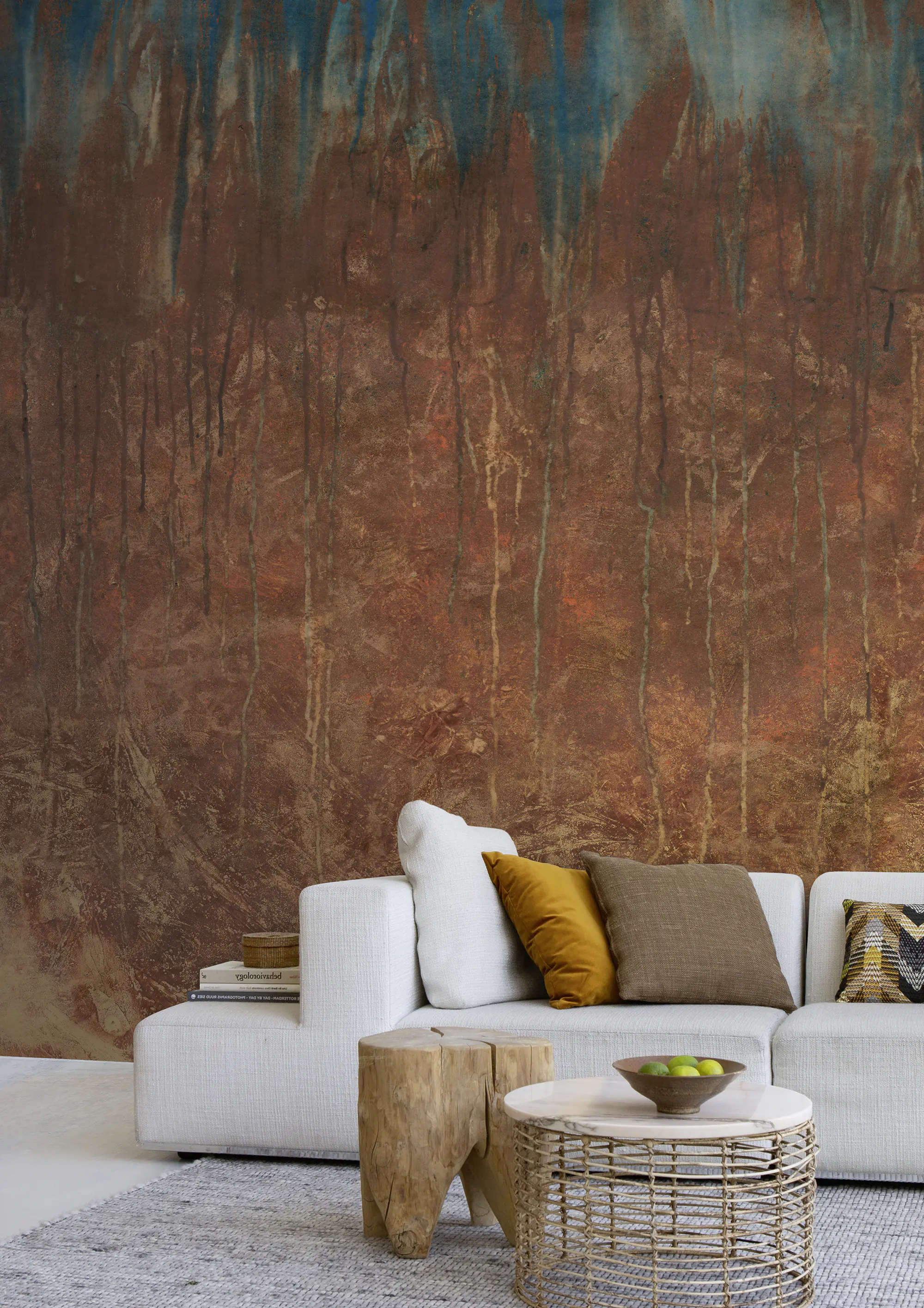 Rasch Vlies Fototapete 364156 Braun-Rostbraun Muster & Motive 3 m x 2,12 m