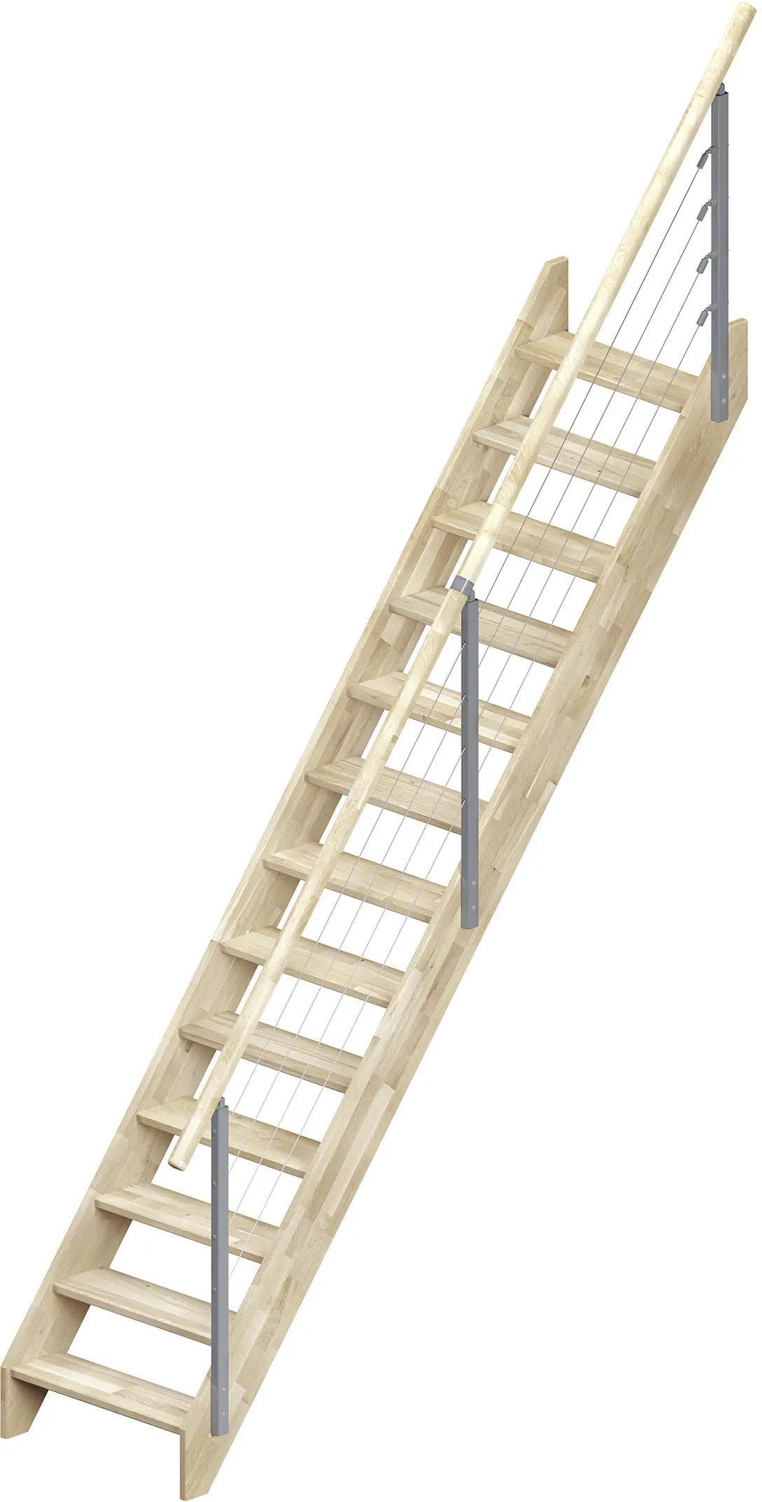 Dolle Raumspartreppe Brest Eiche gerade