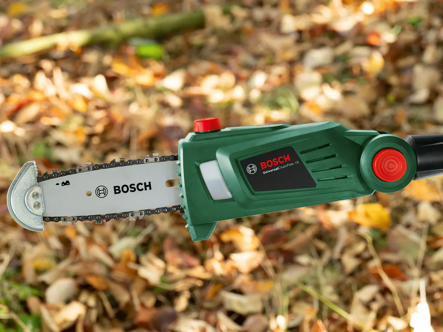 Bosch Akku-Teleskop-Hochentaster UniversalChainPole 18 Solo inkl. Kettensägenöl & Sägekette Bosch Akku-Teleskop-Hochentaster UniversalChainPole 18 Solo inkl. Kettensägenöl & Sägekette