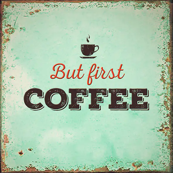 Braun & Company Servietten First Coffee 25 x 25 cm - 20er Pack