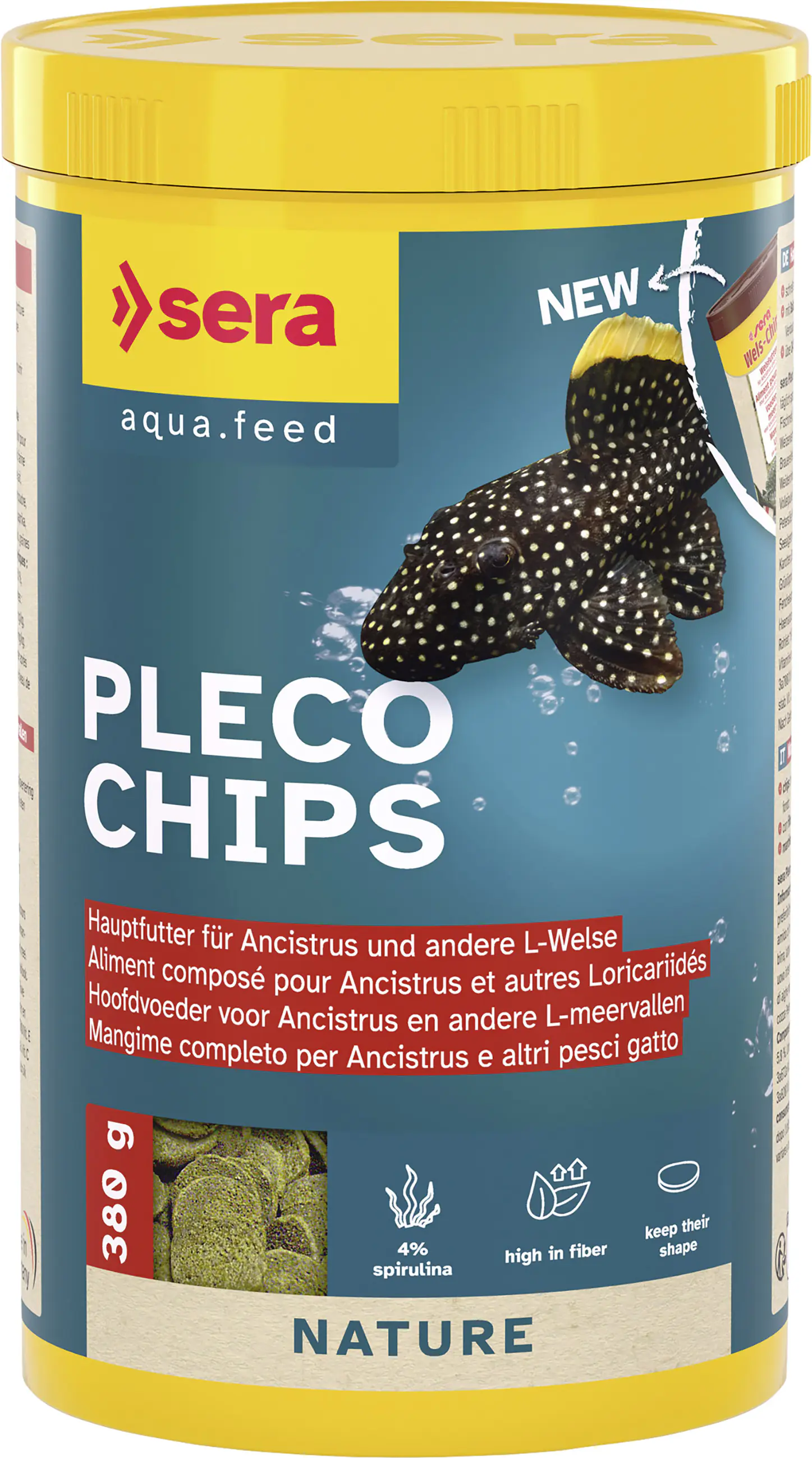Sera Fischfutter Pleco Chips 1 L