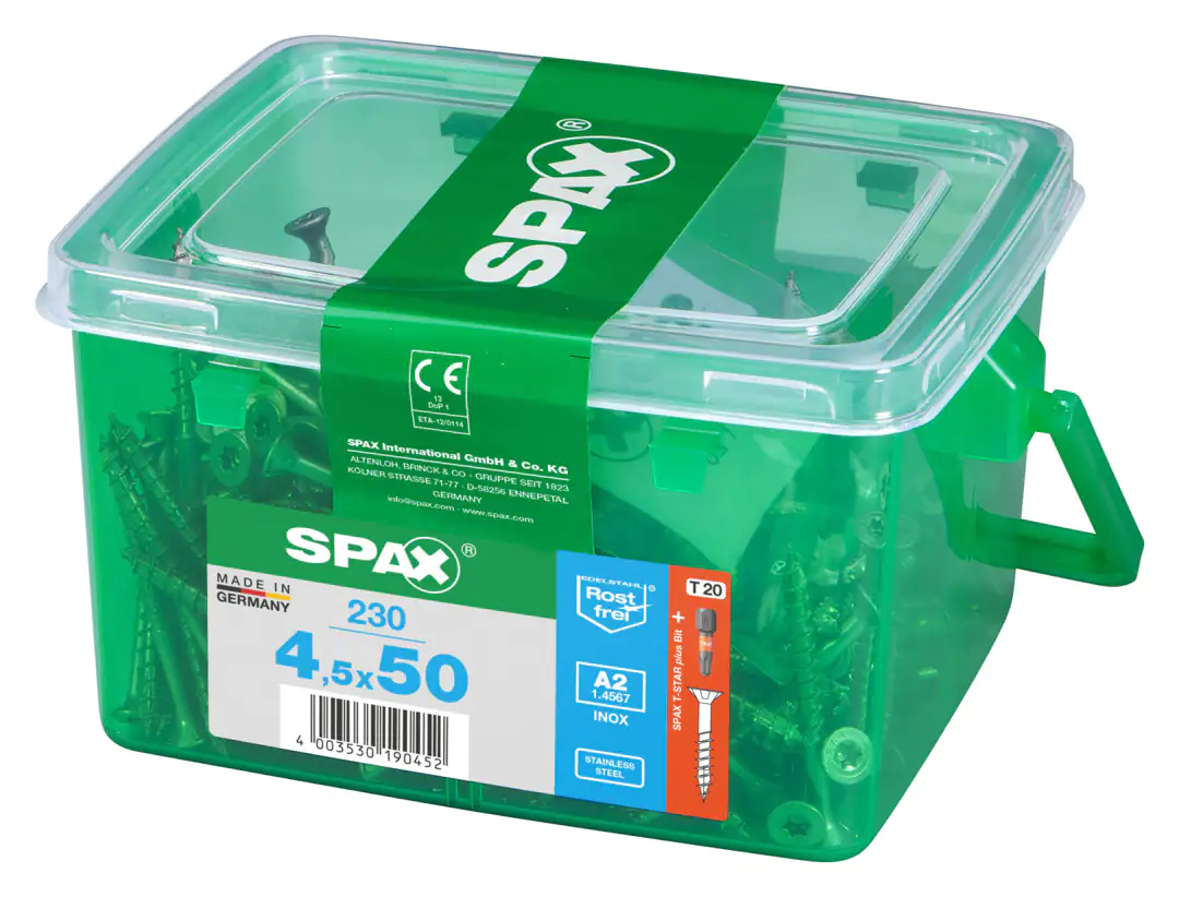 Spax Universalschrauben 4.5 x 50 mm TX 20 - 230 Stk.