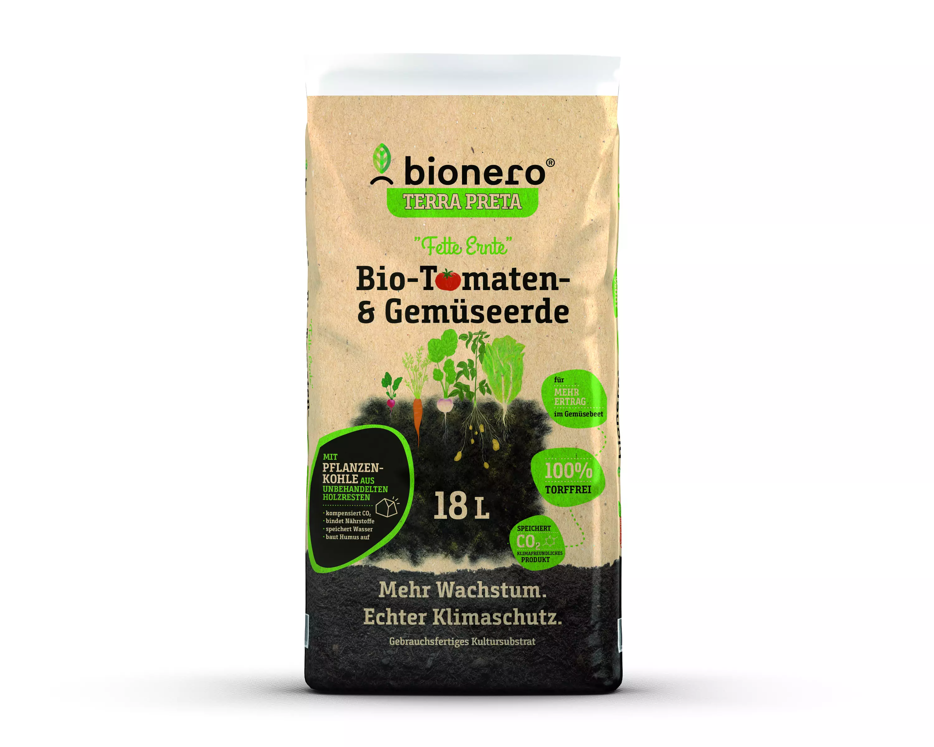 bionero Bio-Tomaten- & Gemüseerde "Fette Ernte" 18 L torffrei bionero Bio-Tomaten- & Gemüseerde "Fette Ernte" 18 L torffrei