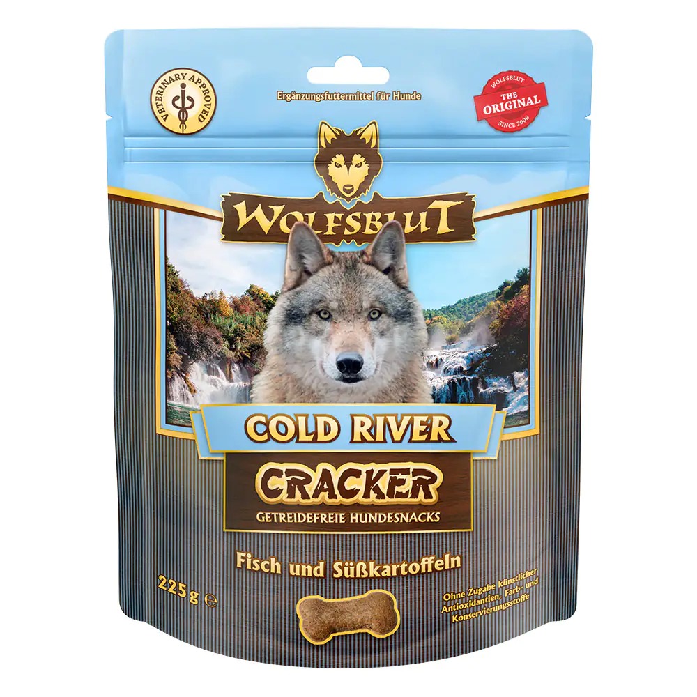 Wolfsblut Cold River Cracker - Forelle mit Süßkartoffel 225 g