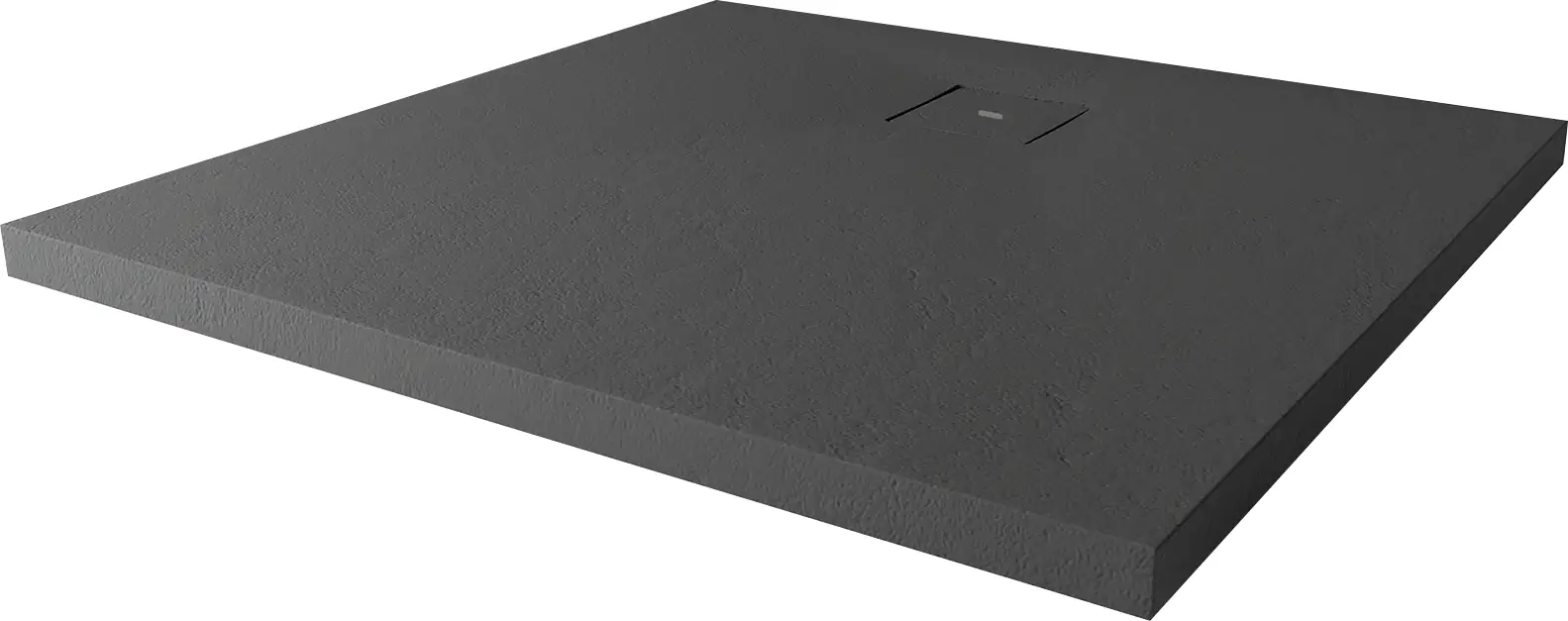 Breuer Duschwanne Modern Line Anthrazit Quadrat, 100x100cm, Höhe:3,5 cm