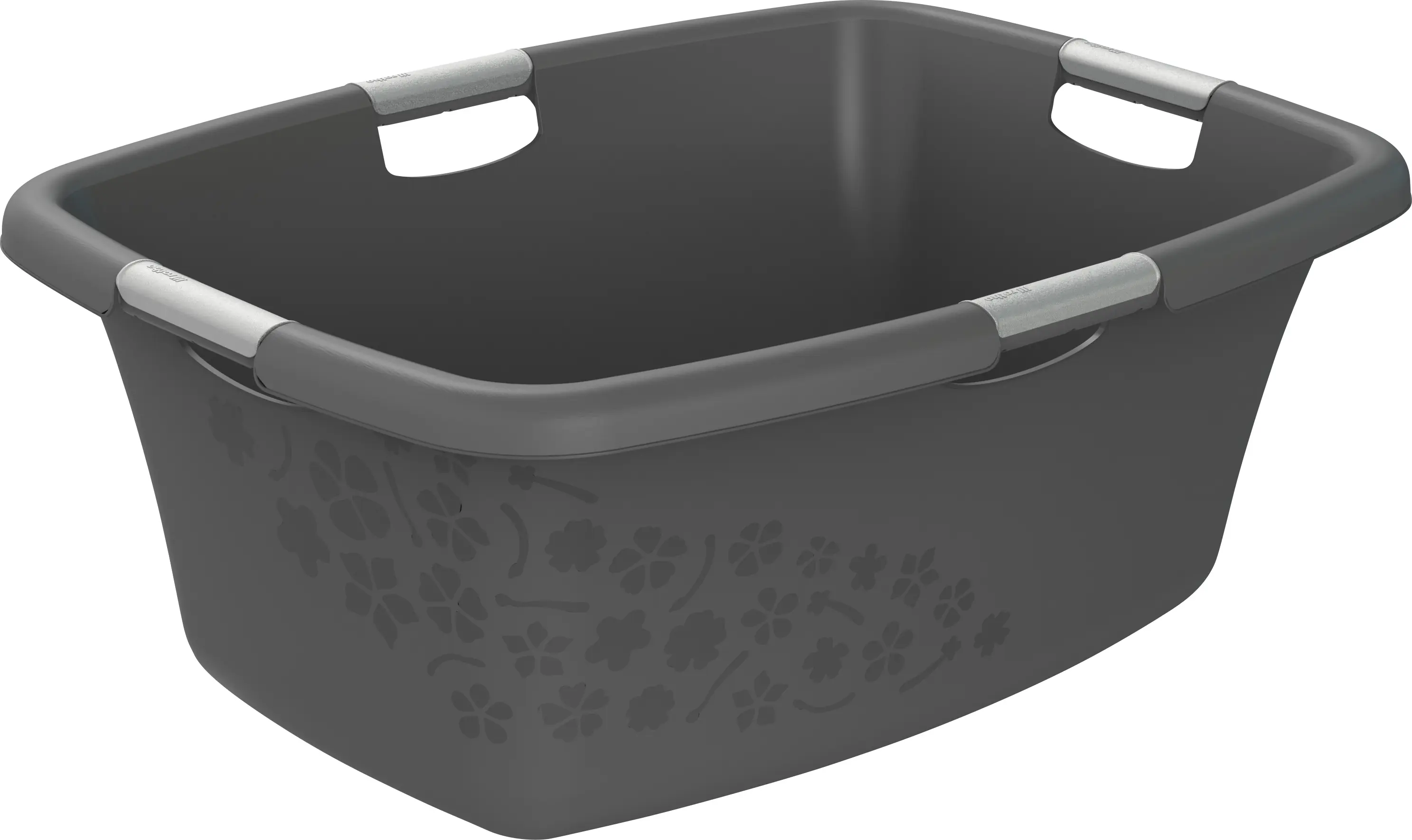 Rotho Wäschewanne Flowers 50 L anthrazit 65,1 x 48,6 x 26,2 cm (L x B x H) Rotho Wäschewanne Flowers 50 L anthrazit 65,1 x 48,6 x 26,2 cm (L x B x H)