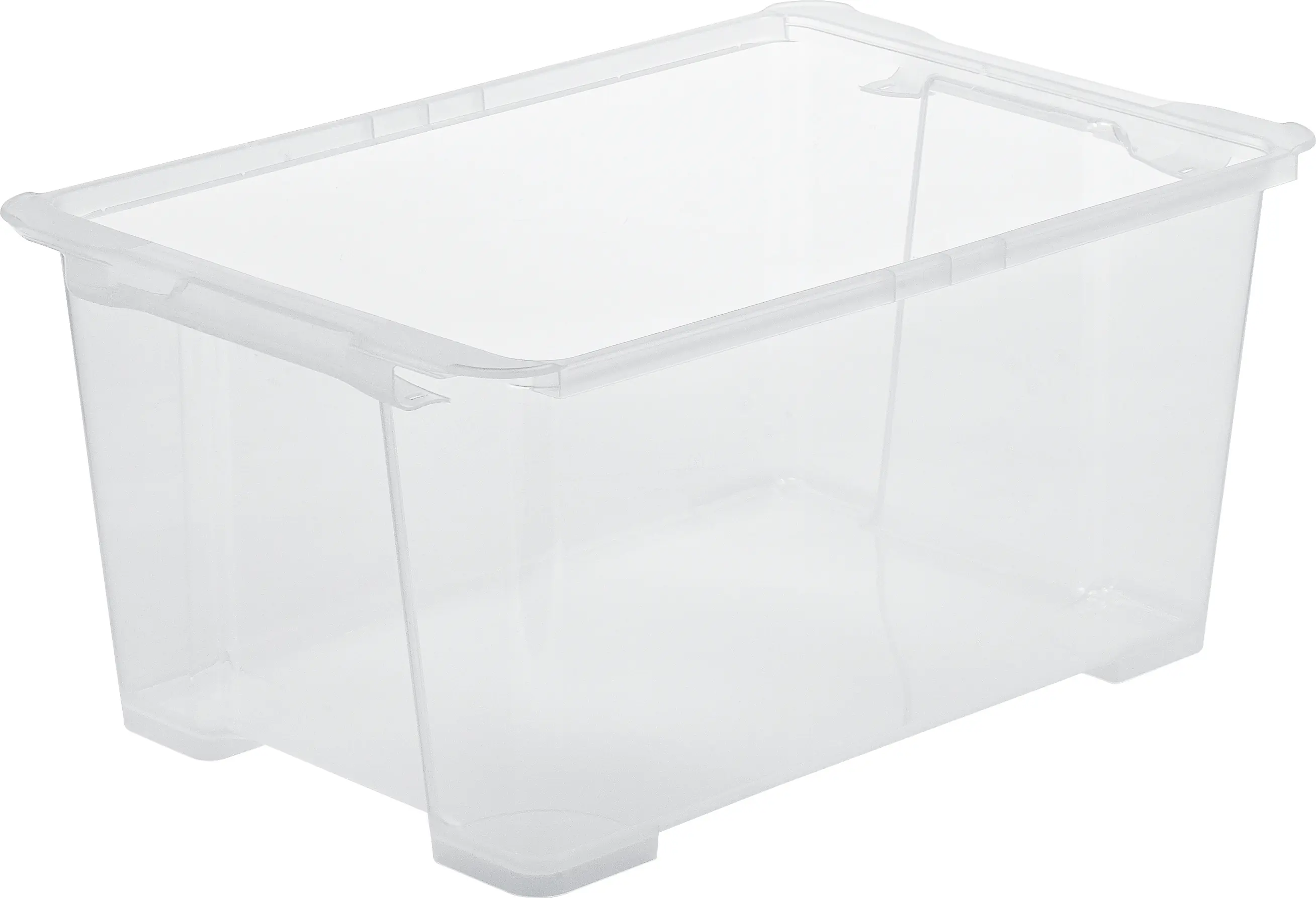 Rotho Aufbewahrungsbox EVO Easy 44 L transparent 58,3 x 39,2 x 27,7 cm Rotho Aufbewahrungsbox EVO Easy 44 L transparent 58,3 x 39,2 x 27,7 cm