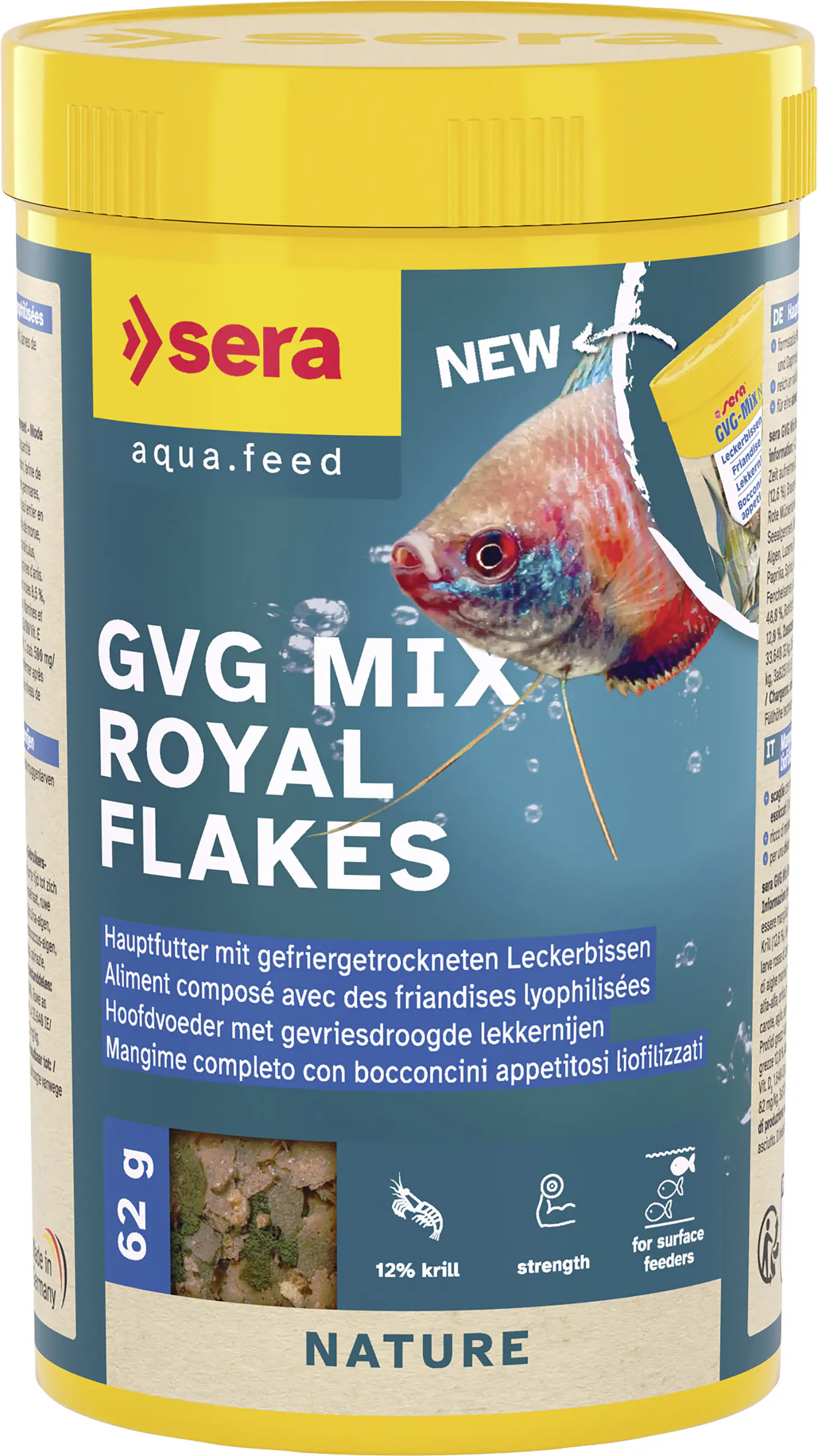 Sera Fischfutter GVG Mix Royal Flakes 250 ml