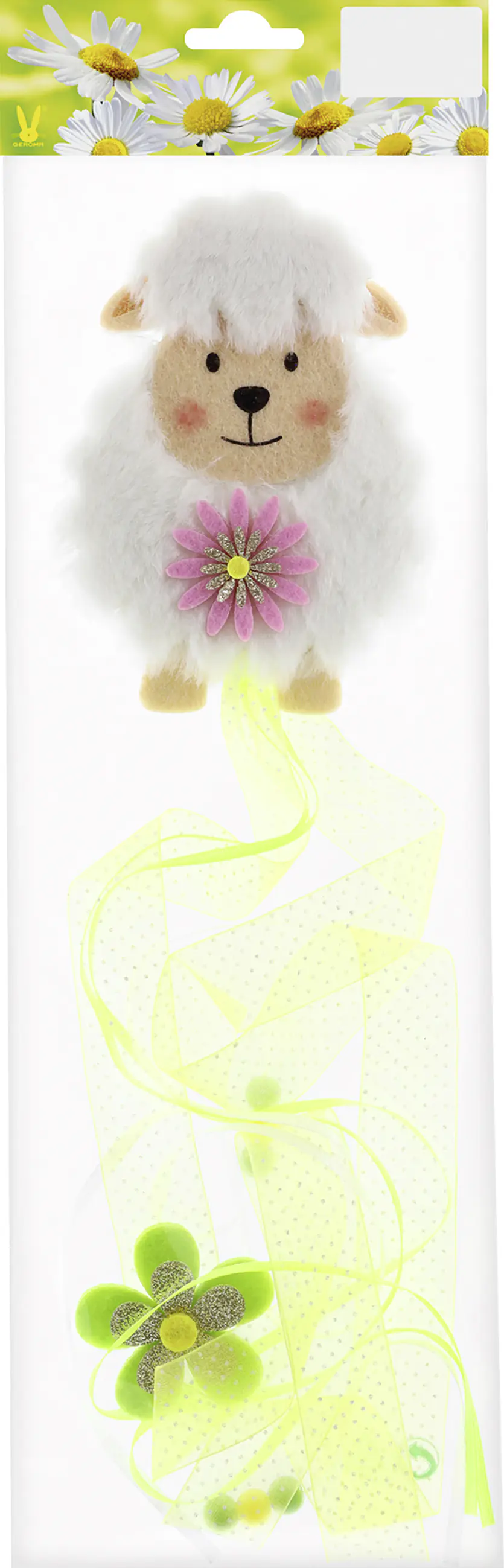 Osterdeko Anhänger Schaf Filz 9,5 x 62 cm bunt