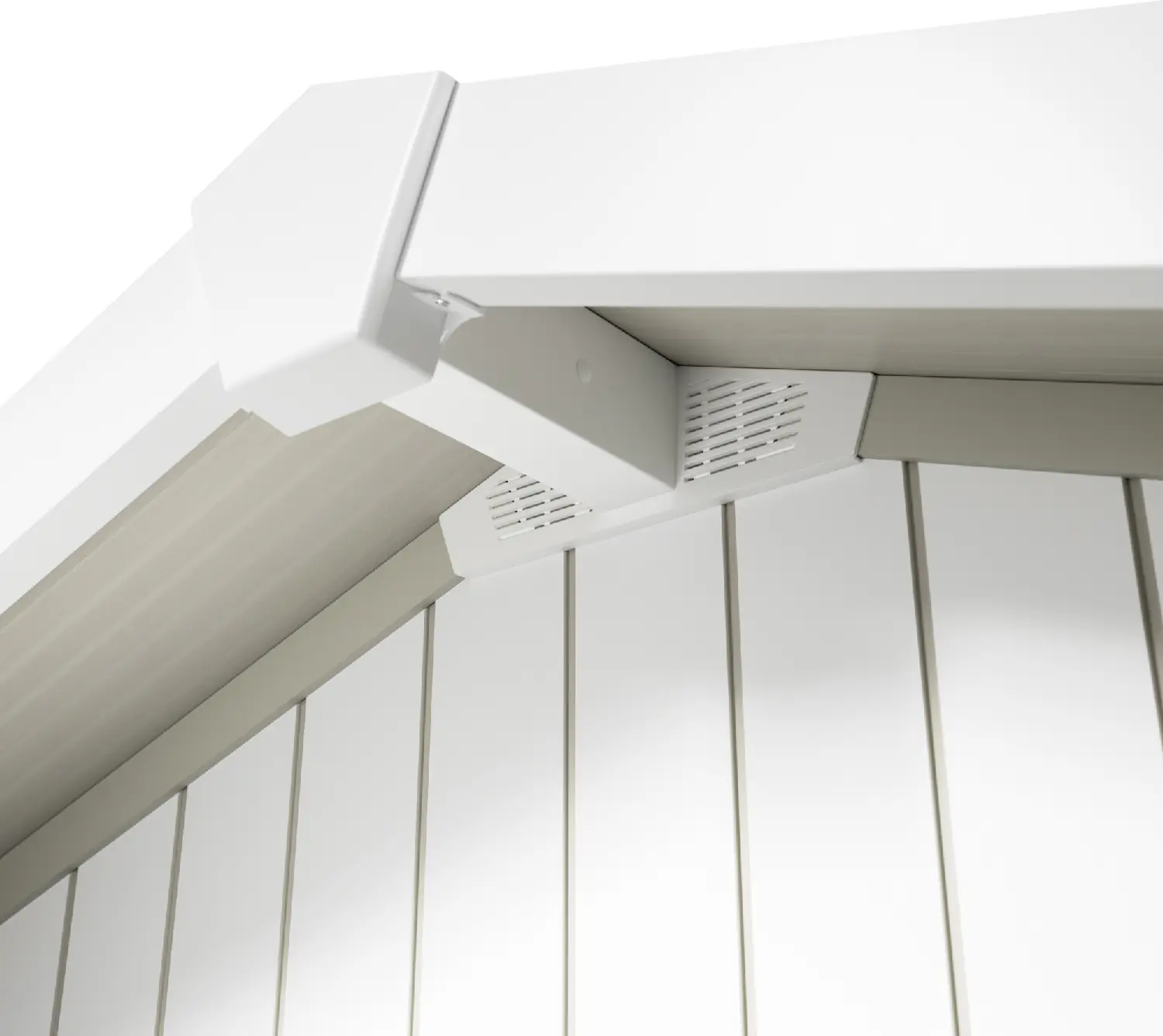 Grosfillex Gartenhaus Deco H 7,5 370 x 298 cm (inkl. Dachüberstand)