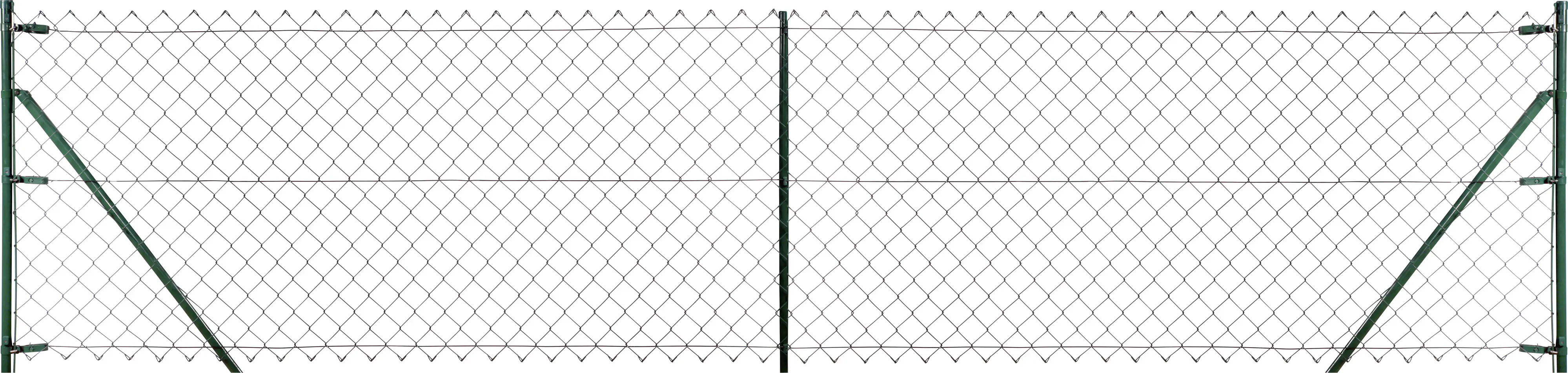 Floraworld Maschendraht-Zaun 15 x 1 m 60 mm Maschenweite moosgrün