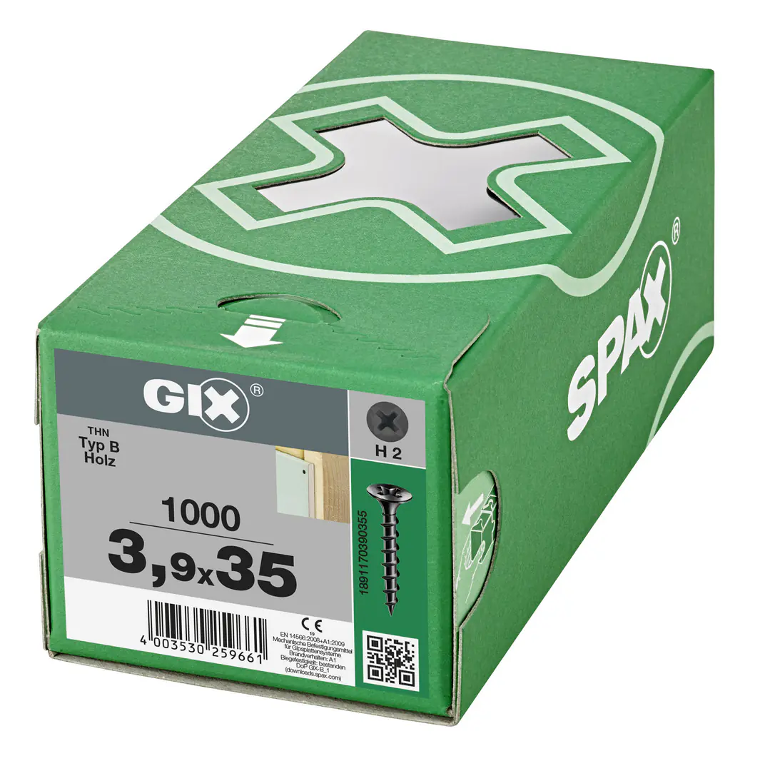 Spax Trockenbauschrauben 3.9 x 35 mm PH 2 Grobgewinde - 1000 Stk.