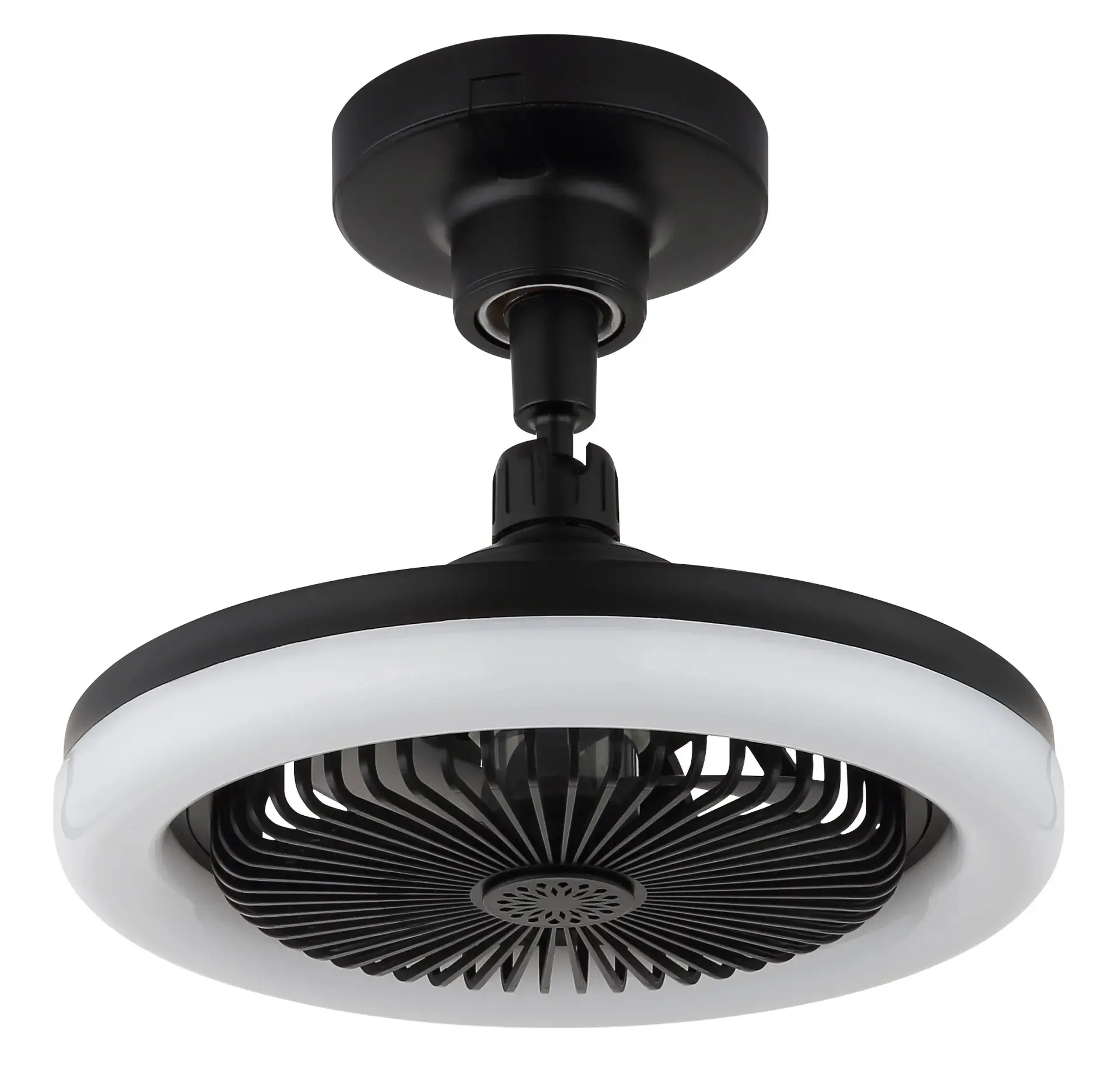 Globo Deckenventilator Lidea Ø 25,8 cm 20 W schwarz CCT