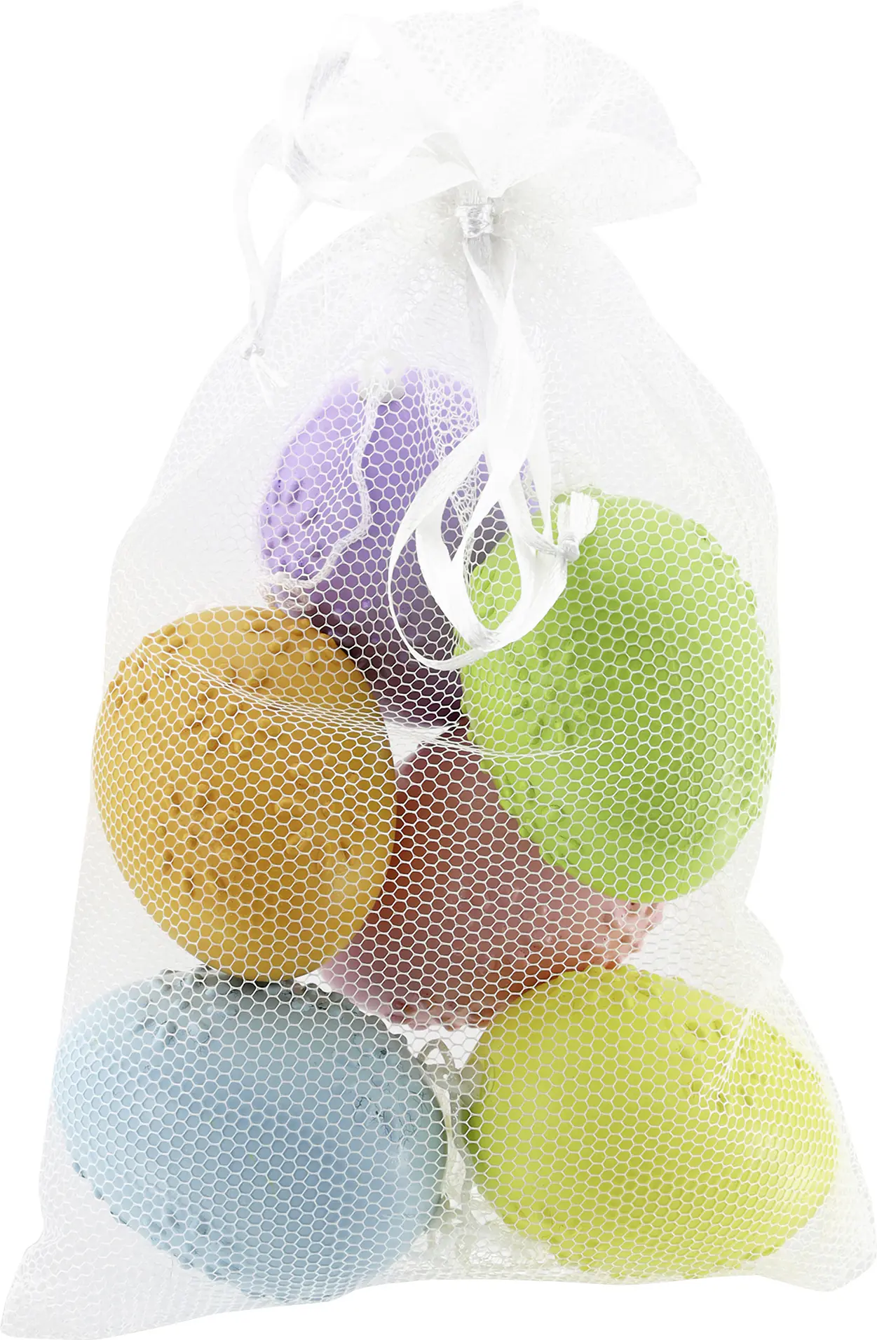 Osterdeko Anhänger Eier Kunststoff bunt 6 Stück