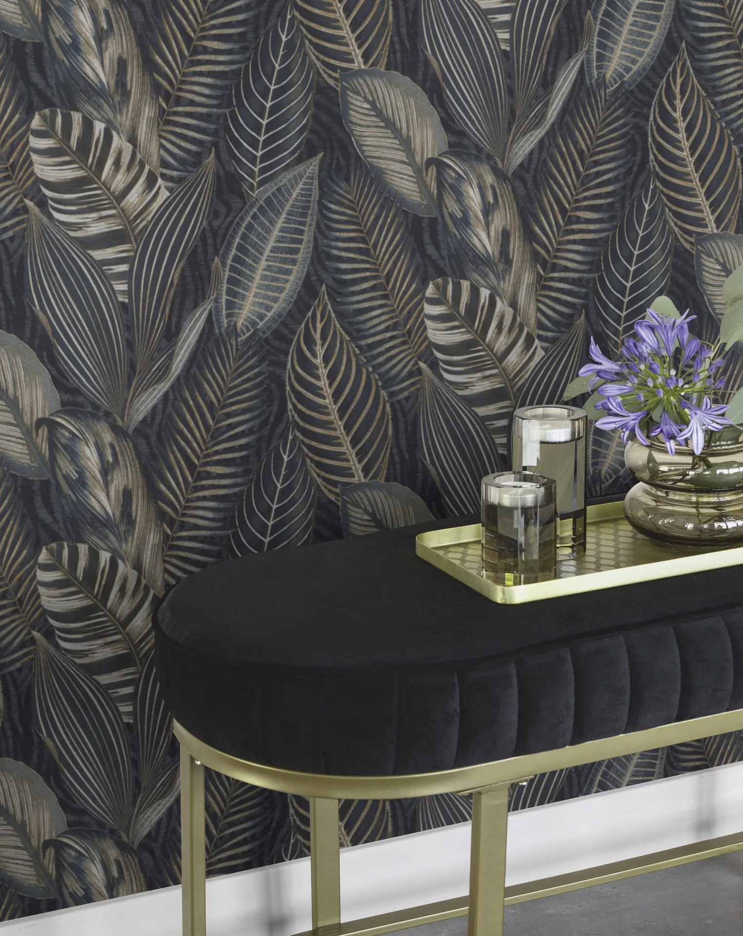 Rasch Vliestapete 751840 Blau-Nachtblau Muster & Motive 10,05 m x 0,53 m