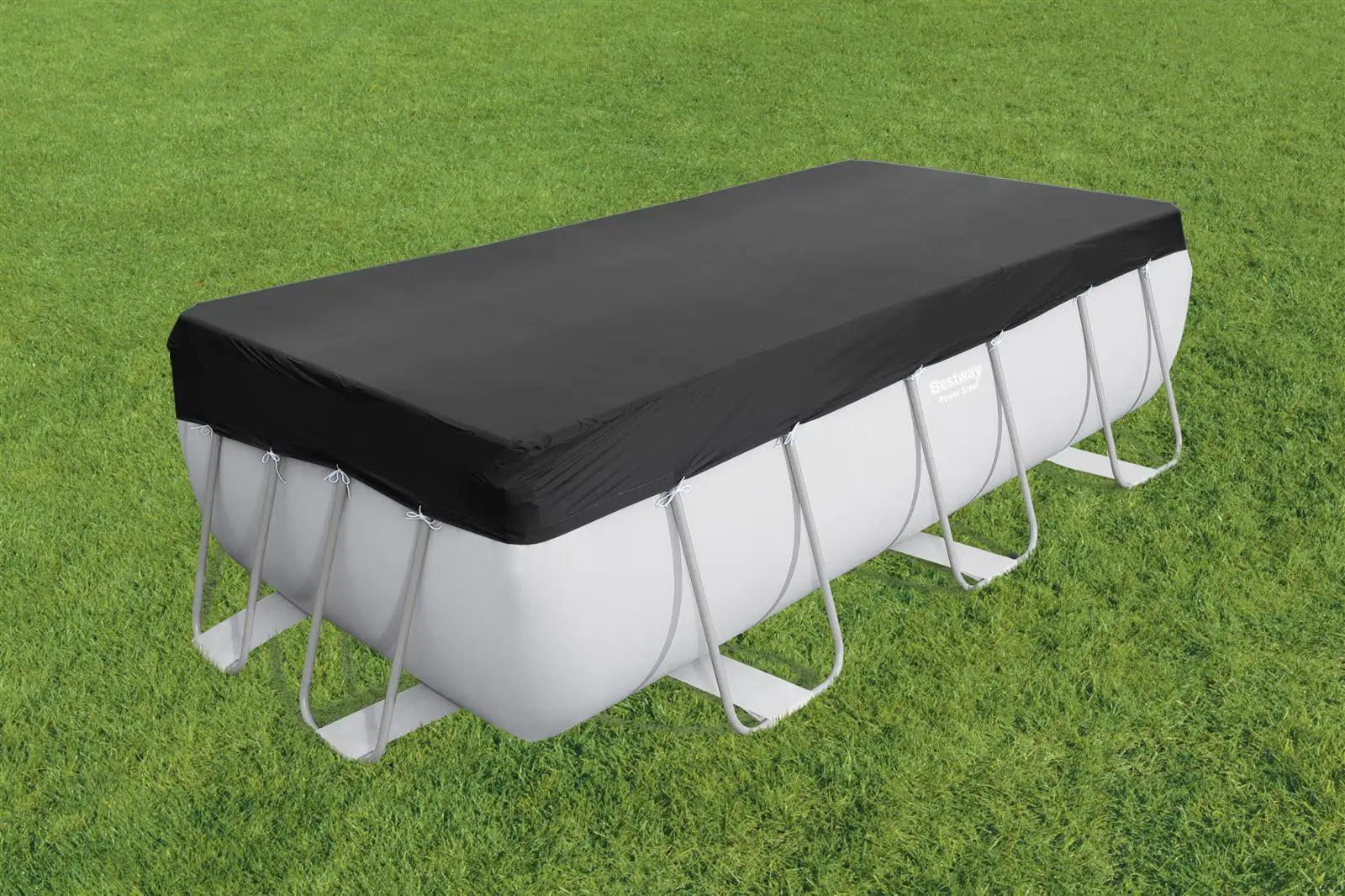 Bestway Flowclear PVC-Abdeckplane Maße: 396 x 185 / 412 x 201 cm Bestway Flowclear PVC-Abdeckplane Maße: 396 x 185 / 412 x 201 cm