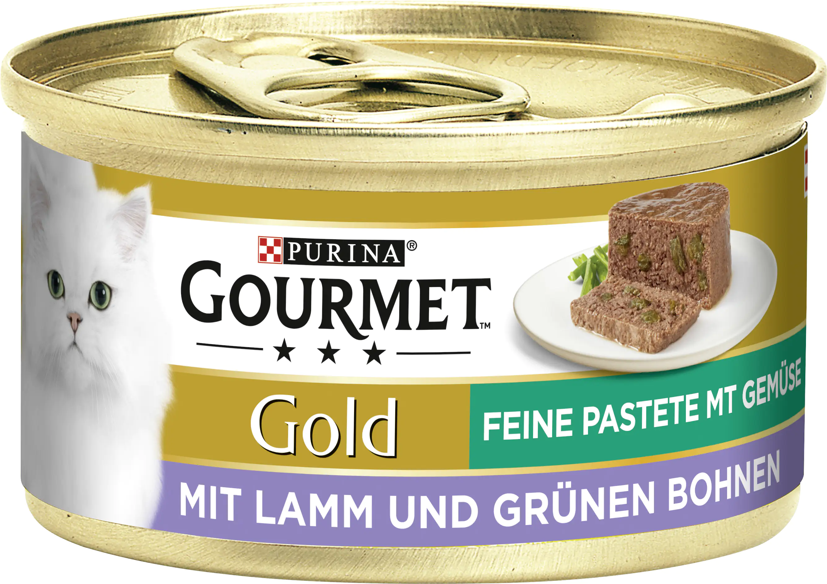 Gourmet Gold Feine Pastete mit Gemüse Lamm und grüne Bohnen 85 g
