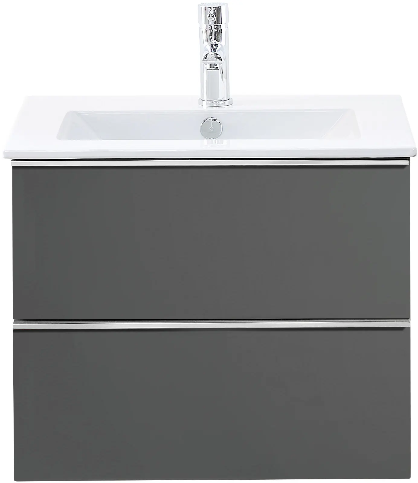 Primaster Waschtischunterschrank Düsseldorf grau 59 cm