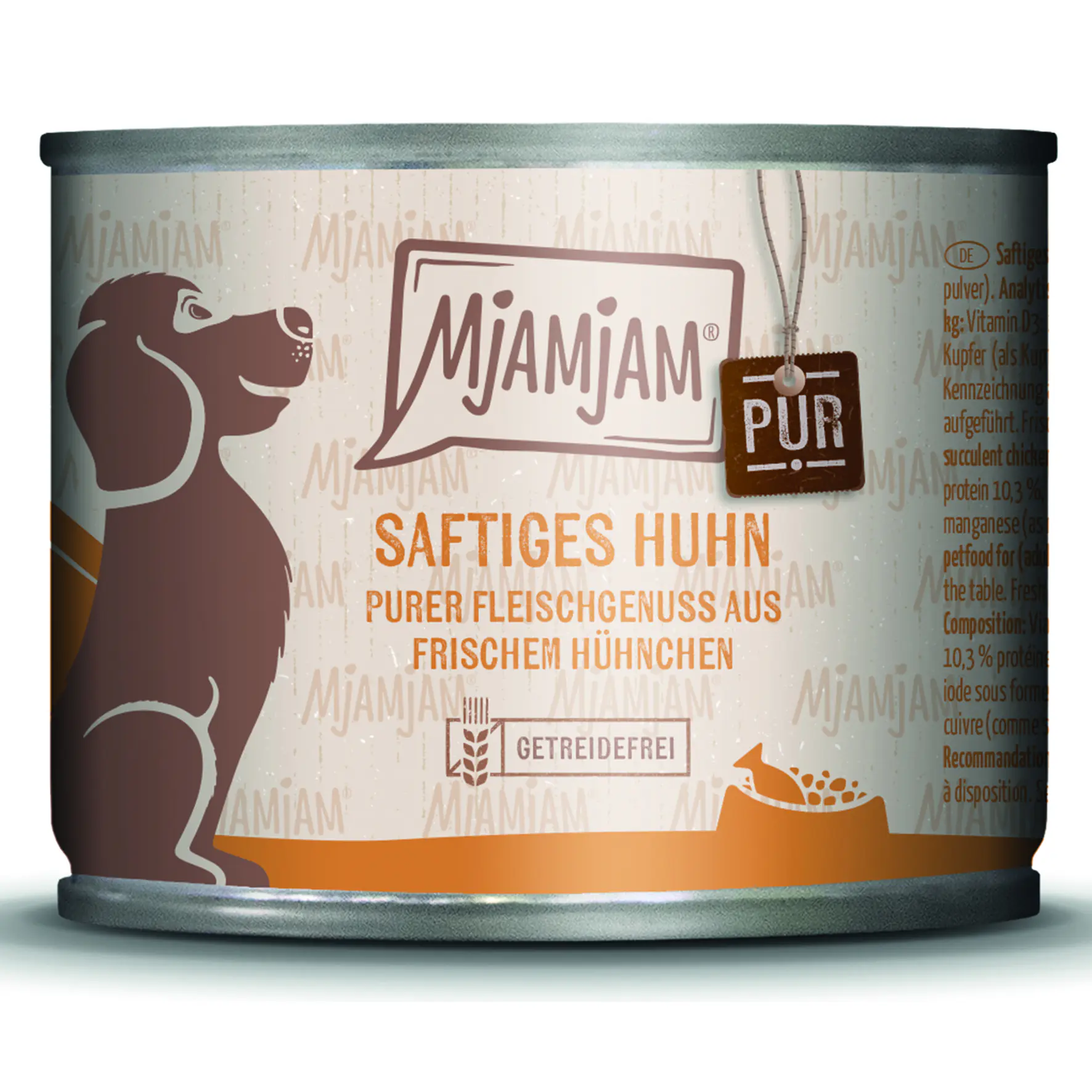 MjAMjAM Hundenassfutter Adult getreidefrei 200 g Huhn pur